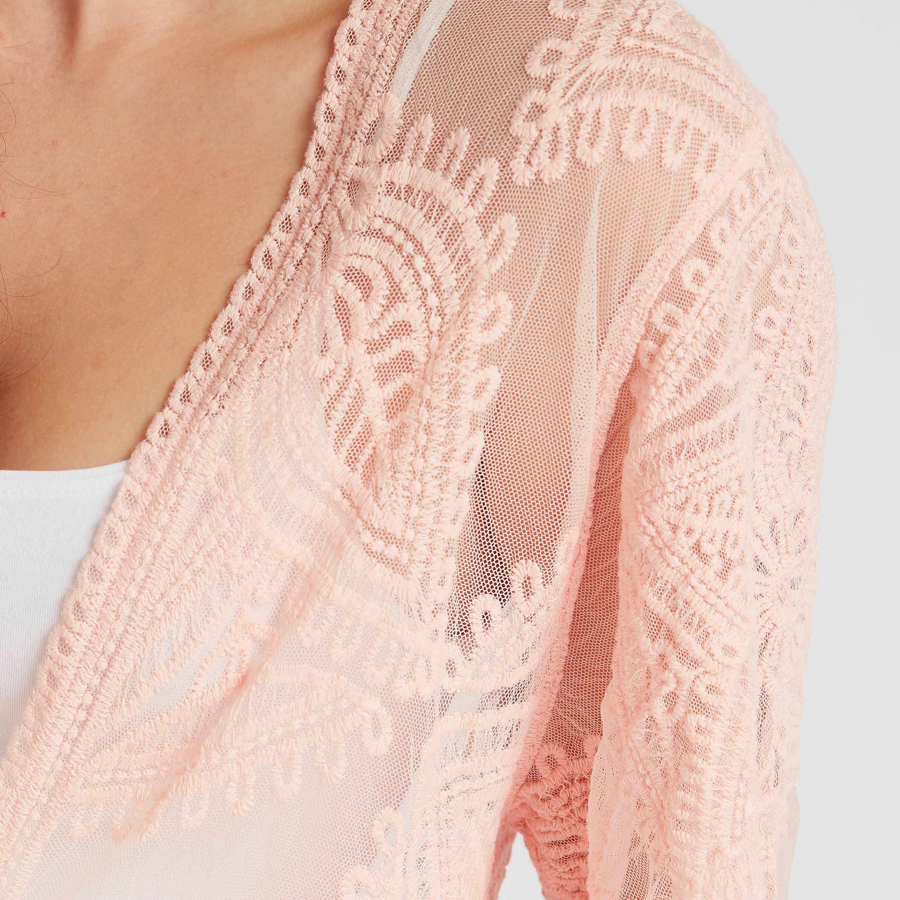 سترة دانتيل مطرّزة بأكمام 3/4 من تو إكستريمز-women-clothing-shirtsandblouses-blouses-image-8