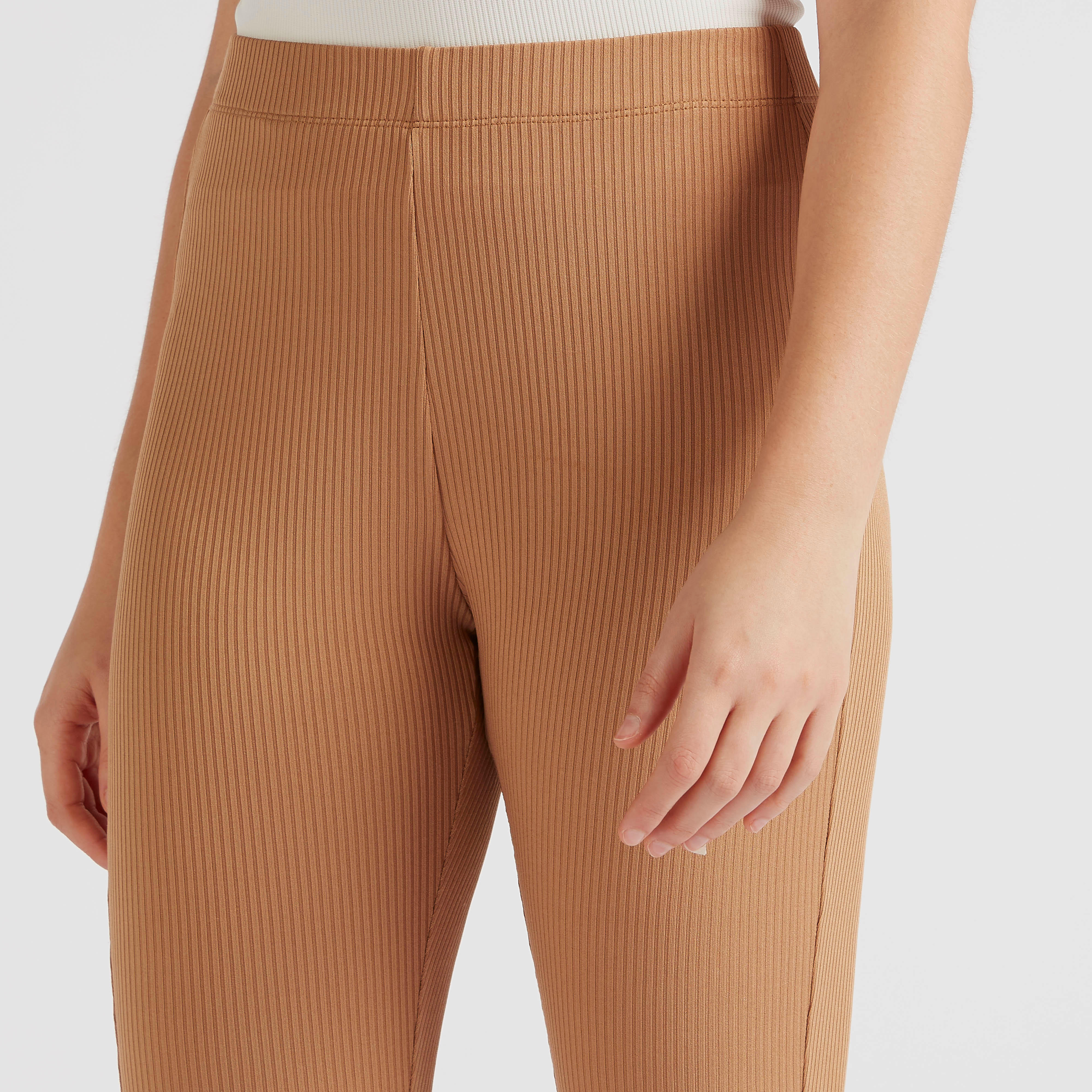 بنطلون جينز ضيّق مضلّع بخصر متوسط الارتفاع وفتحة من توإكستريمز-women-clothing-bottoms-leggings-image-3