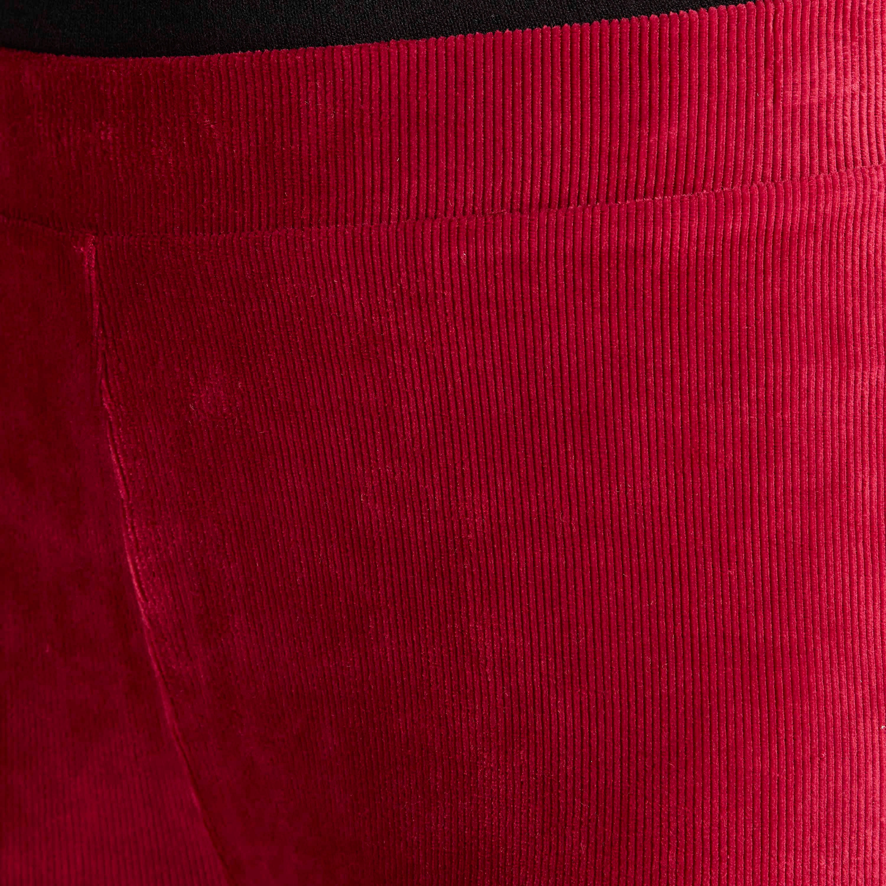 بنطلون ليقنز بارز الملمس بخصر مطّاطي متوسّط الارتفاع من تو إكستريمز-women-clothing-bottoms-leggings-image-3