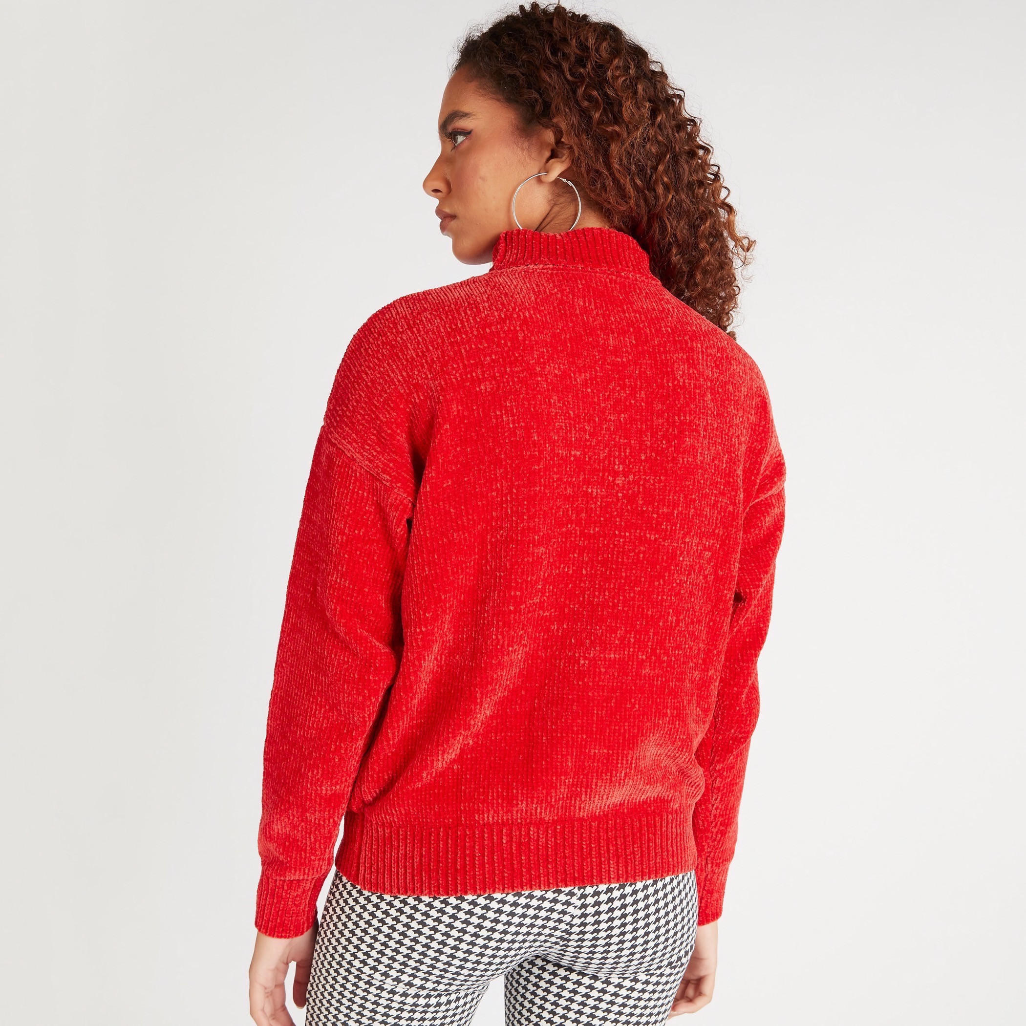 كنزة بياقة عالية وغرز متداخلة من توإكستريمز-women-clothing-cardigansandjumpers-jumpers-image-5