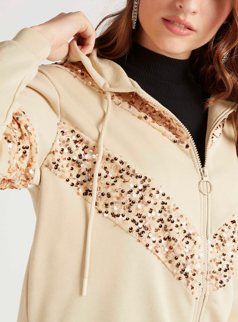 جاكيت مزين بسحاب وقبعة وأكمام طويلة من تو إكستريمز-women-winterwear-coatsandjackets-jackets-image-3