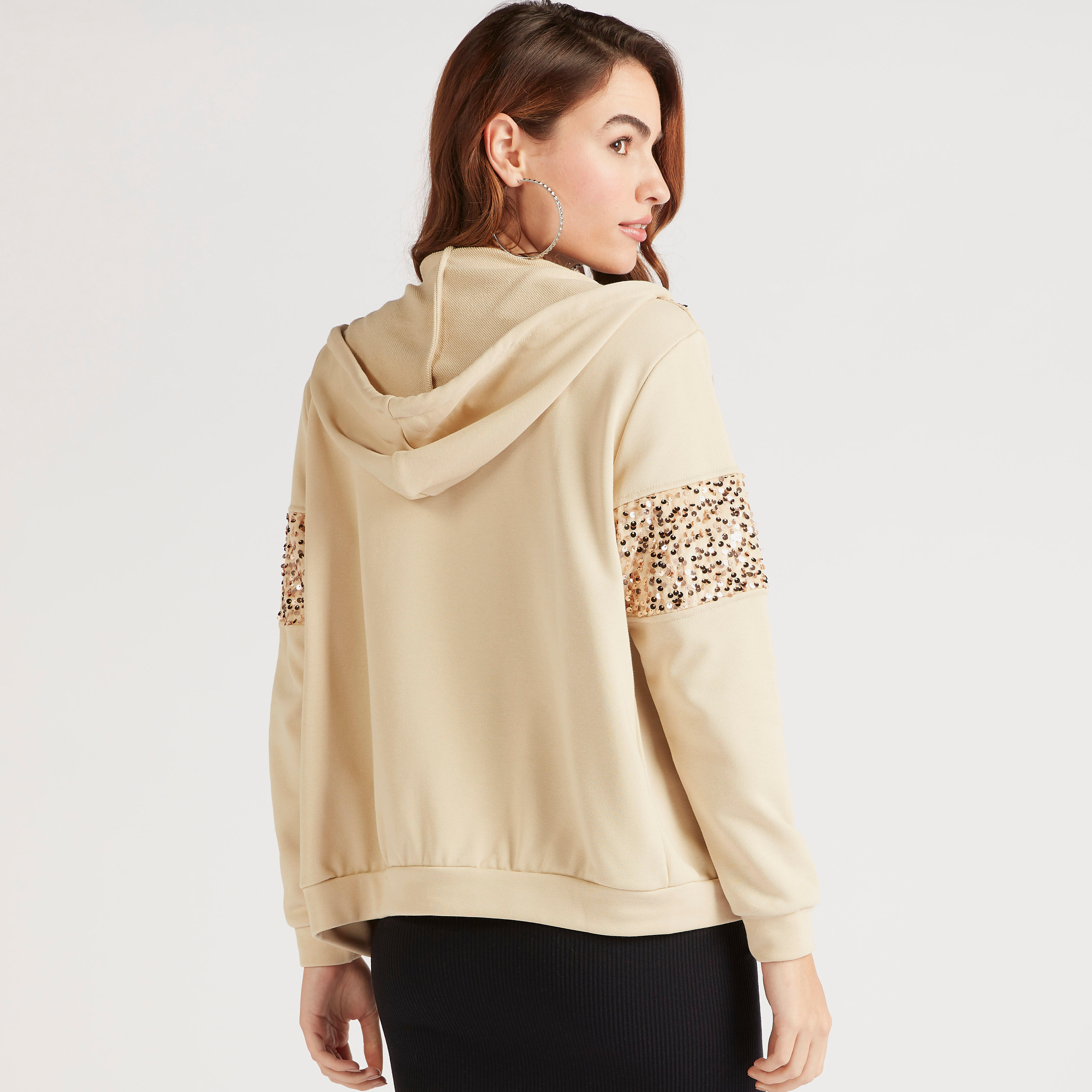 جاكيت مزين بسحاب وقبعة وأكمام طويلة من تو إكستريمز-women-winterwear-coatsandjackets-jackets-image-4