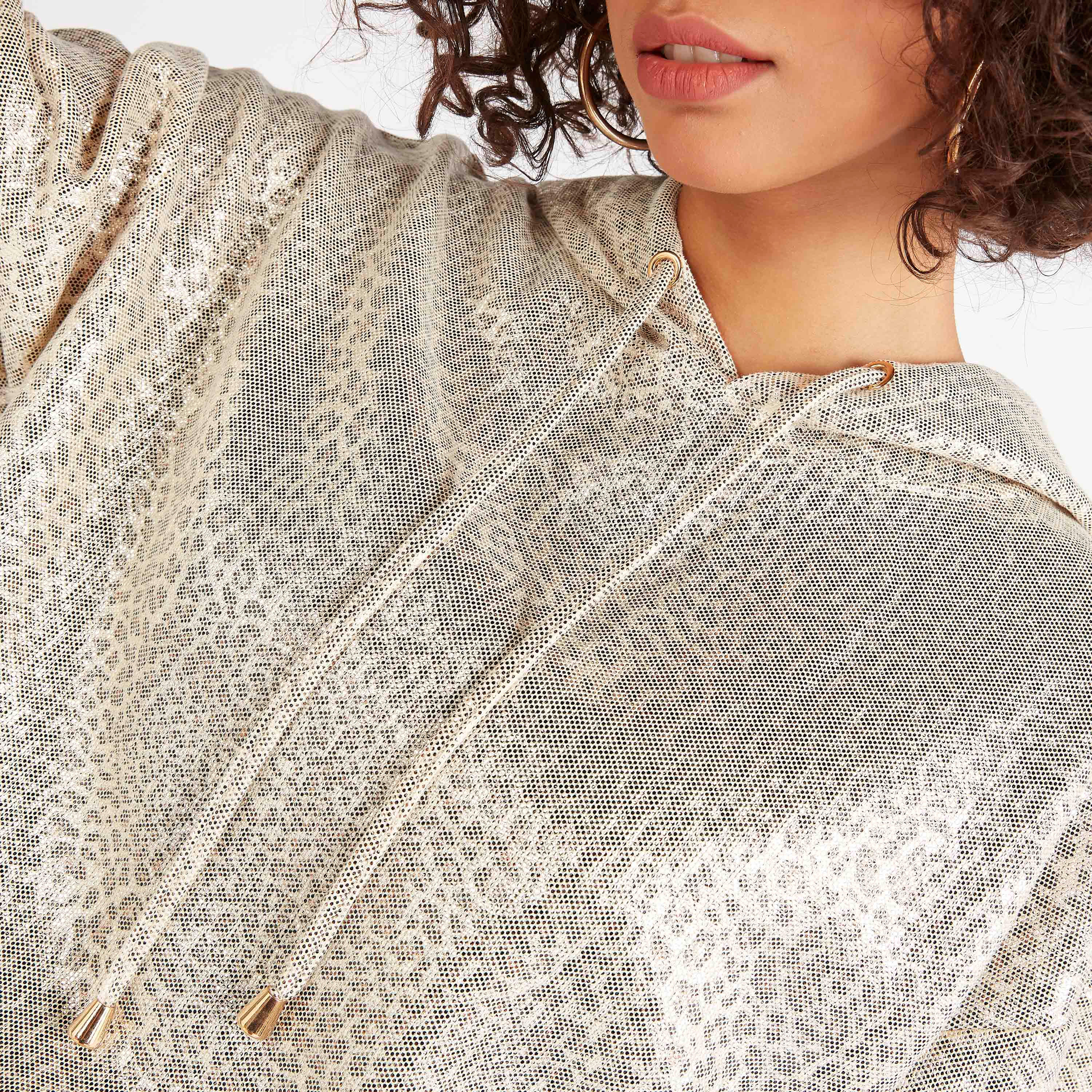هودي بطبعات حيوانات وأكمام طويلة من تو إكستريمز-women-winterwear-hoodiesandsweatshirts-hoodies-image-3
