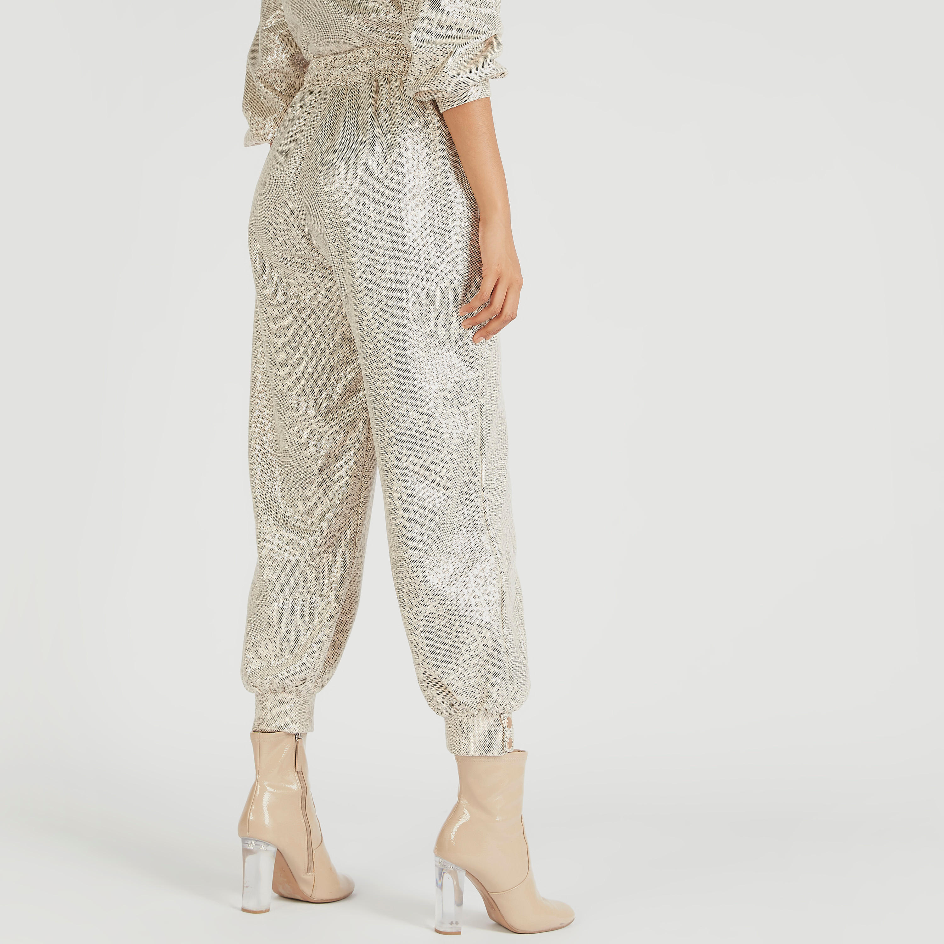 بنطلون رياضي مستدام بخصر مرتفع ورباط إغلاق وطبعات حيوانات-women-clothing-bottoms-joggers-image-4