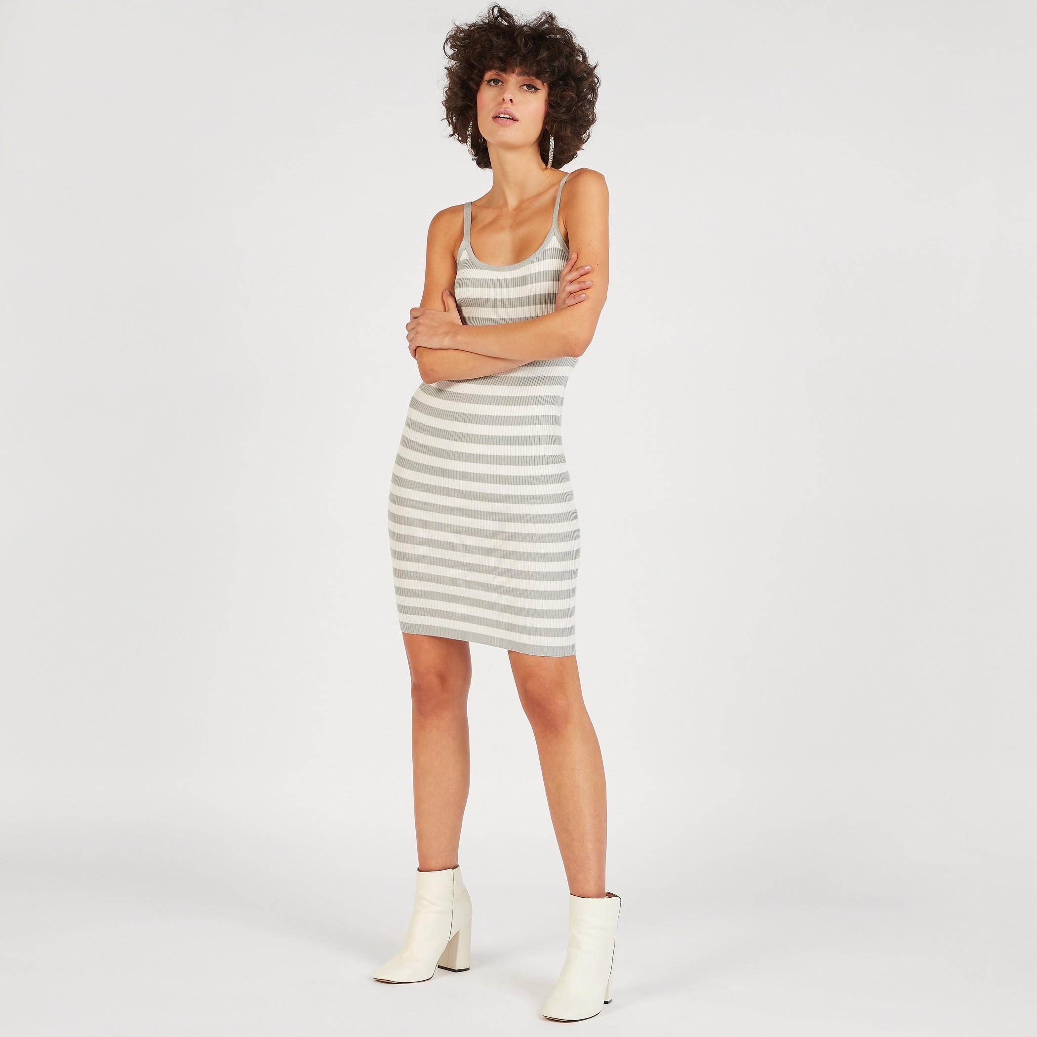 2Xtremz Striped Mini Bodycon Dress with Adjustable Straps-women-clothing-dresses-image-7