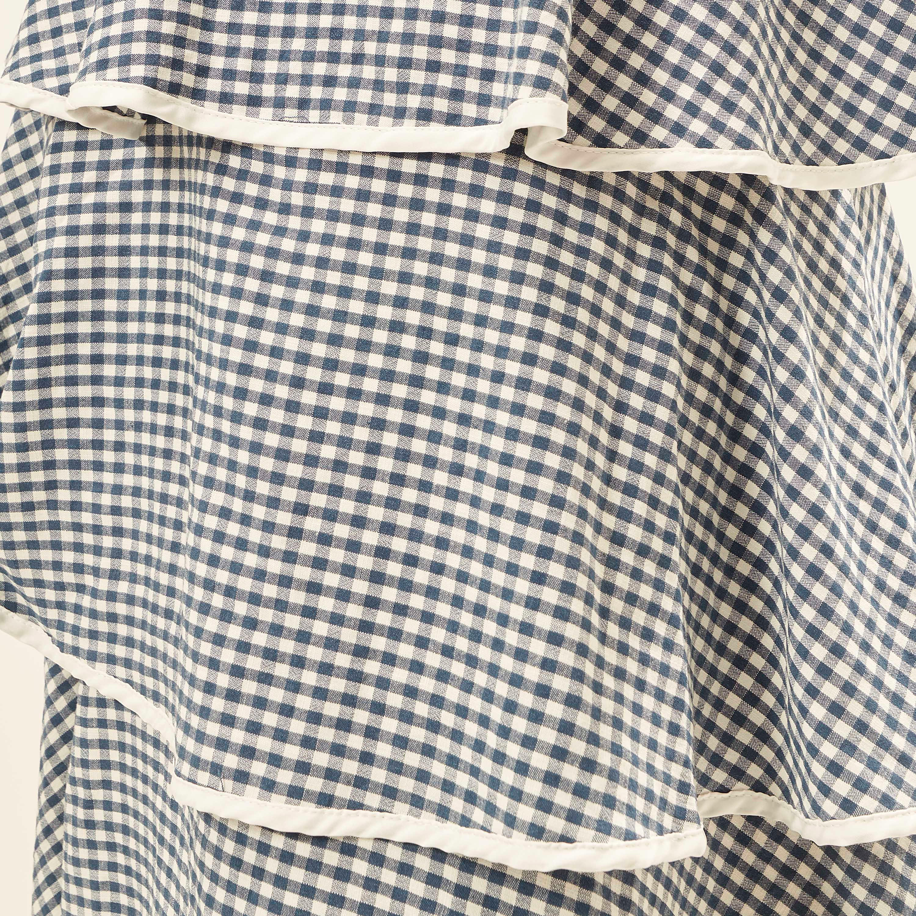2Xtremz Checked Maxi Tiered Dress with Spaghetti Straps-women-clothing-dresses-image-3