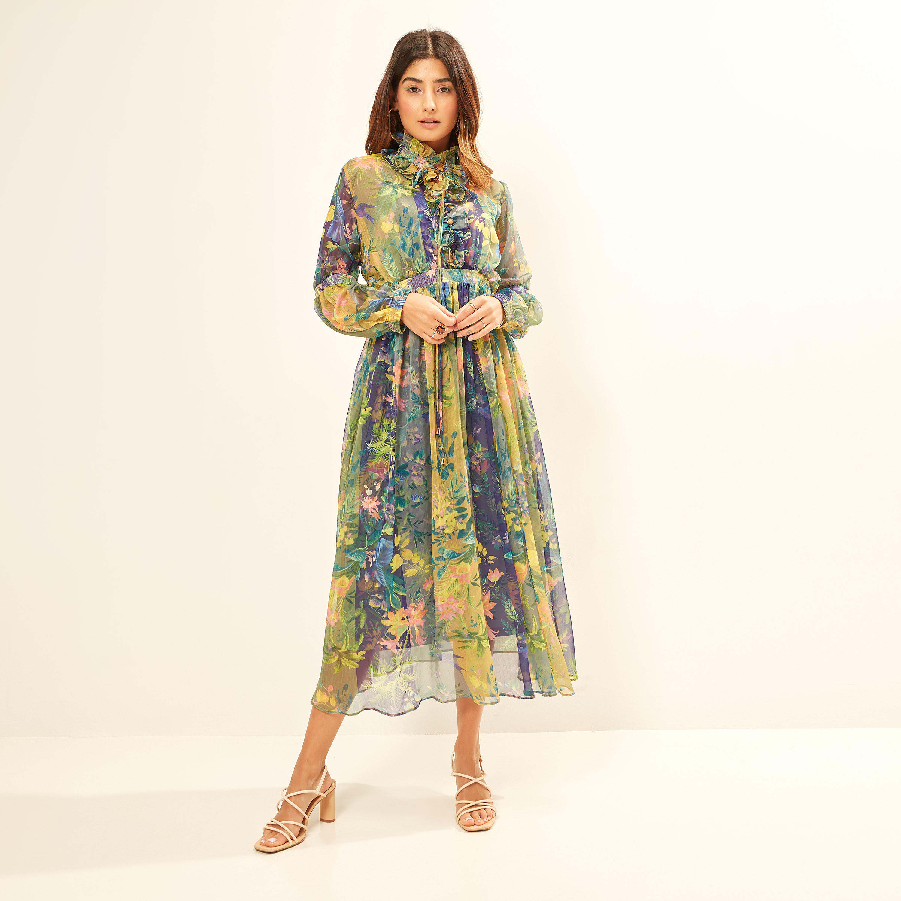 2Xtremz Floral Print Dress with Slip Lining-women-clothing-dresses-image-3