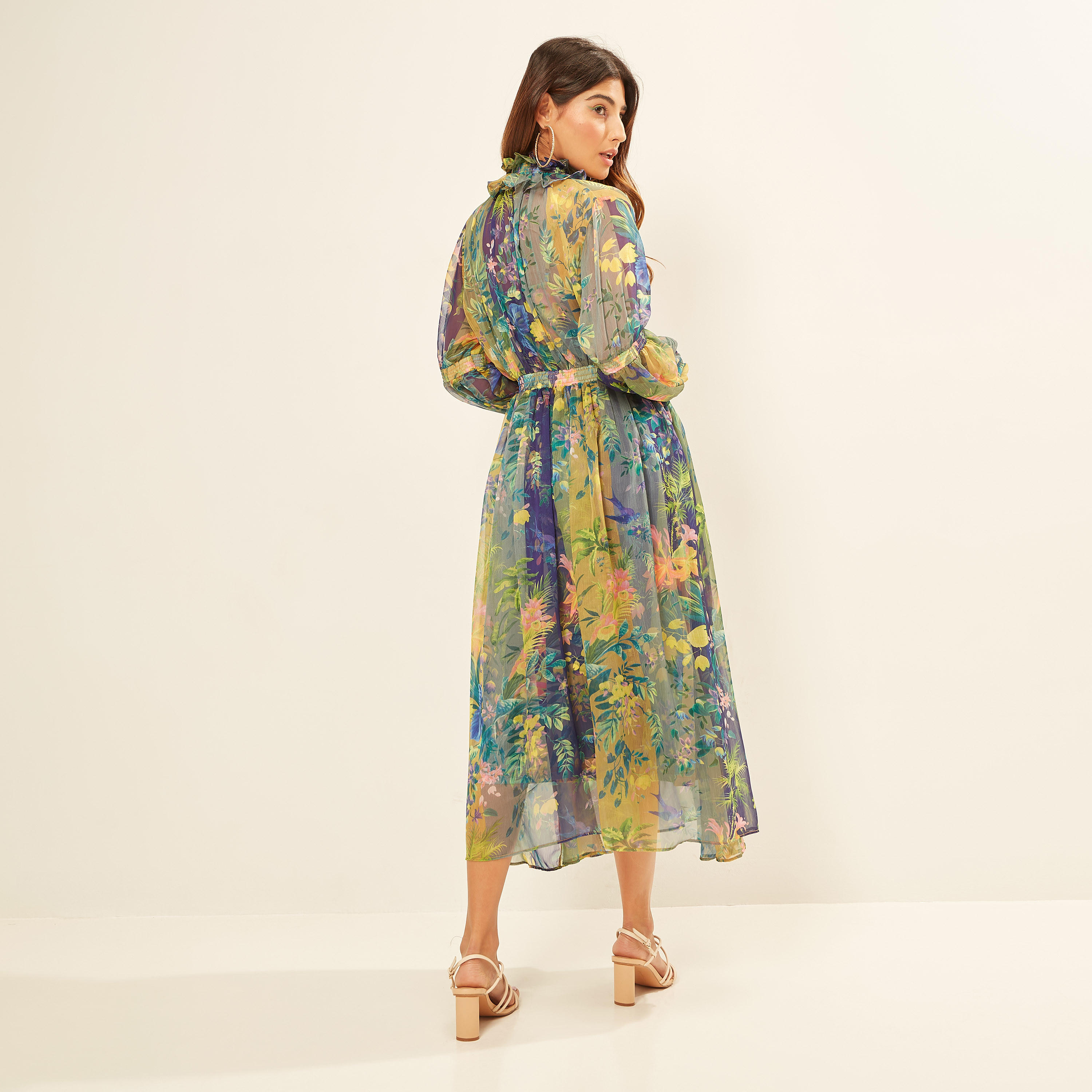 2Xtremz Floral Print Dress with Slip Lining-women-clothing-dresses-image-4