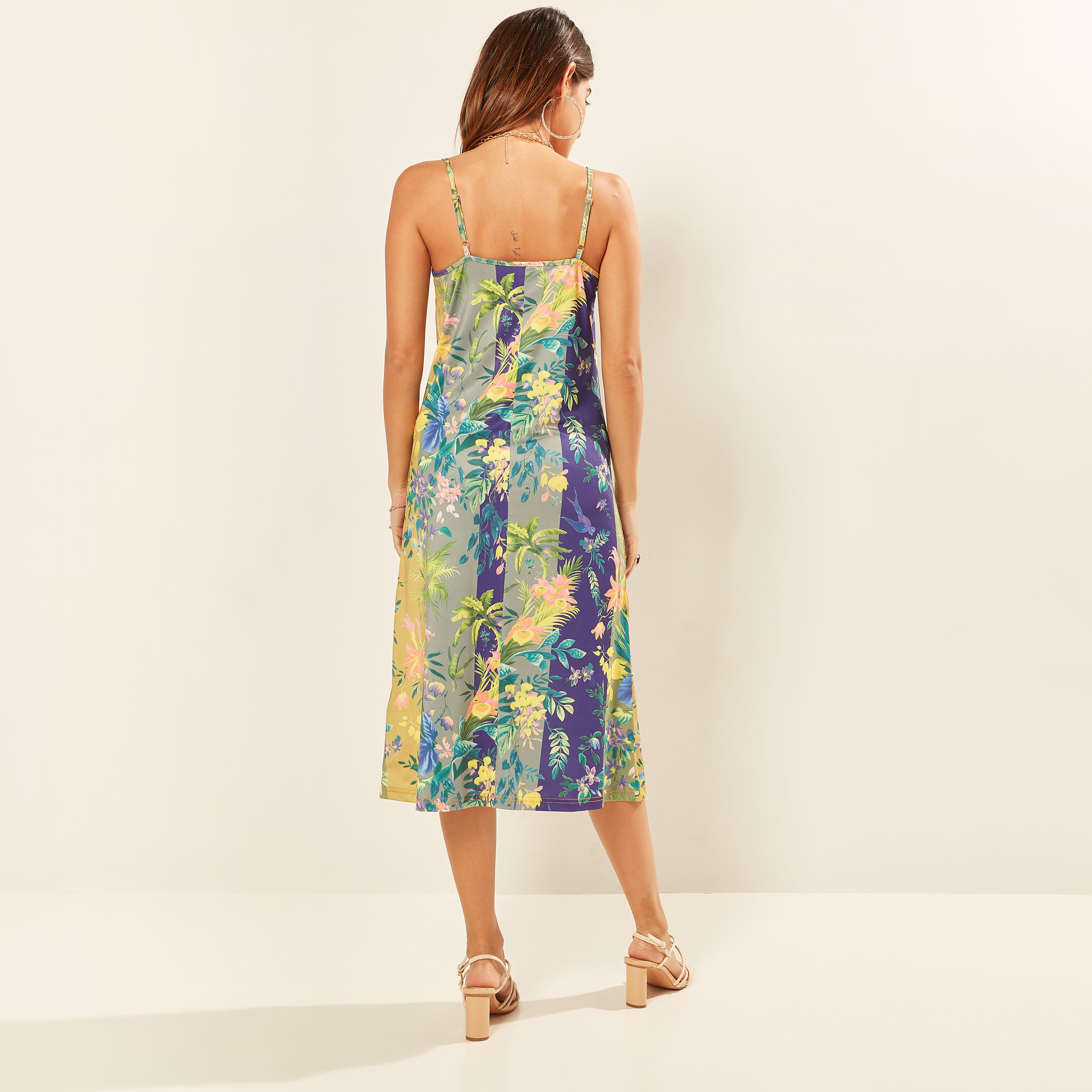 2Xtremz Floral Print Dress with Slip Lining-women-clothing-dresses-image-6