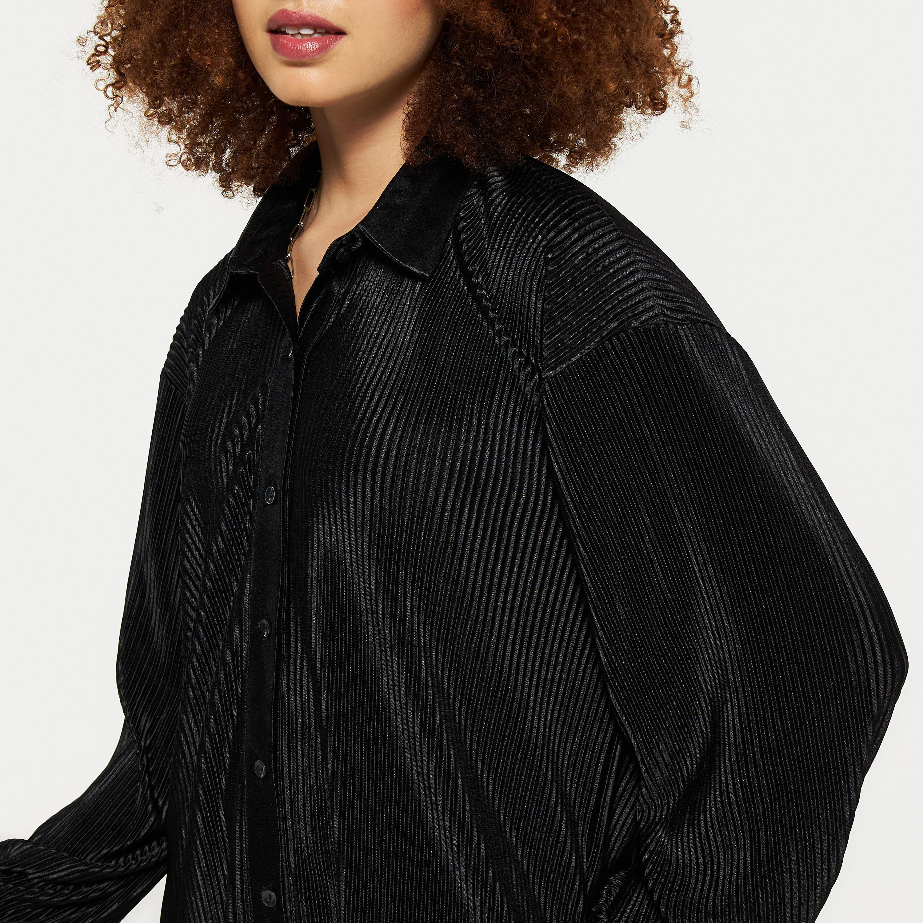 قميص بكشكش وياقة واسعة وأكمام طويلة من تو إكستريمز-women-clothing-shirtsandblouses-shirts-image-4