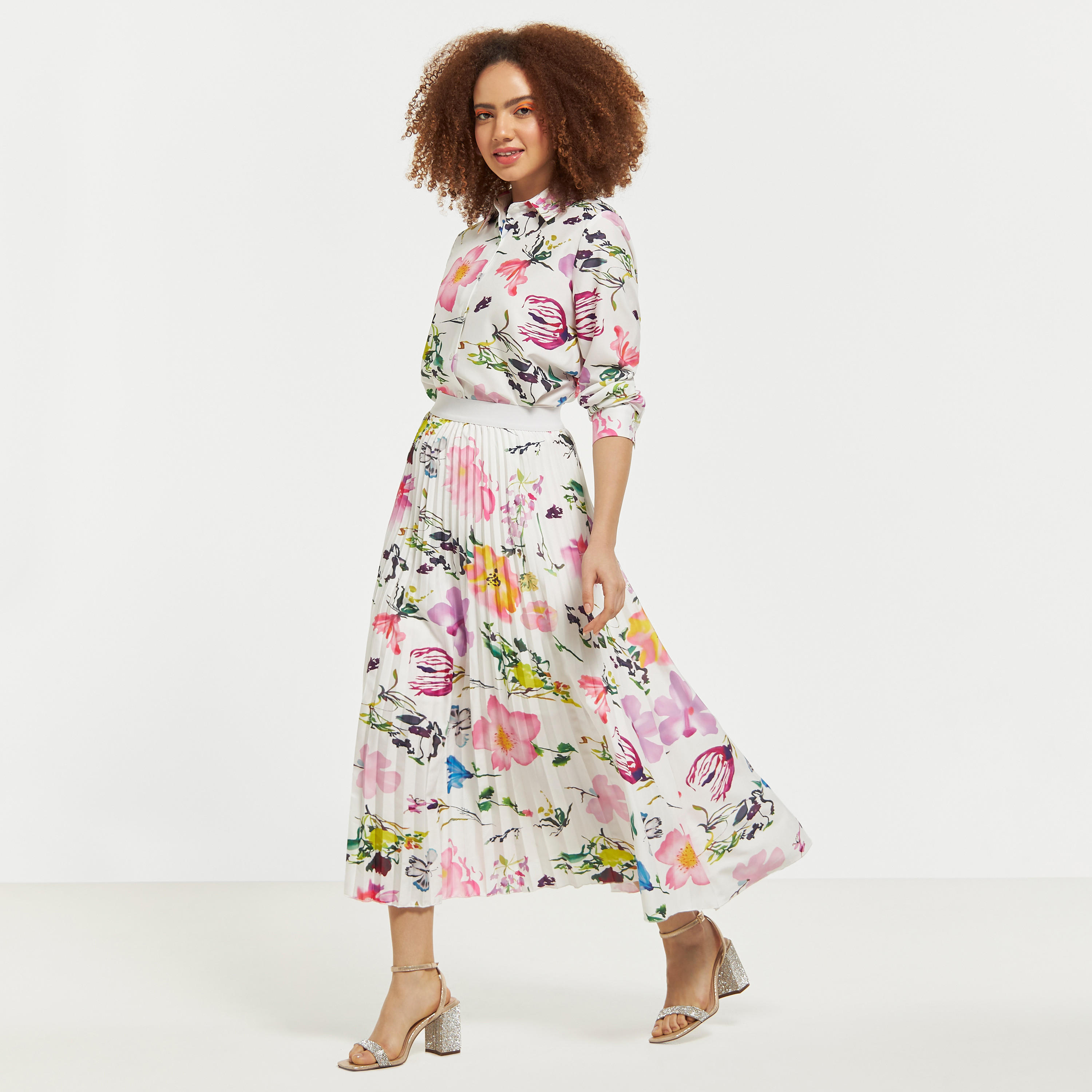 2Xtremz All-Over Floral Printed Midi Skirt-women-clothing-bottoms-skirts-image-2