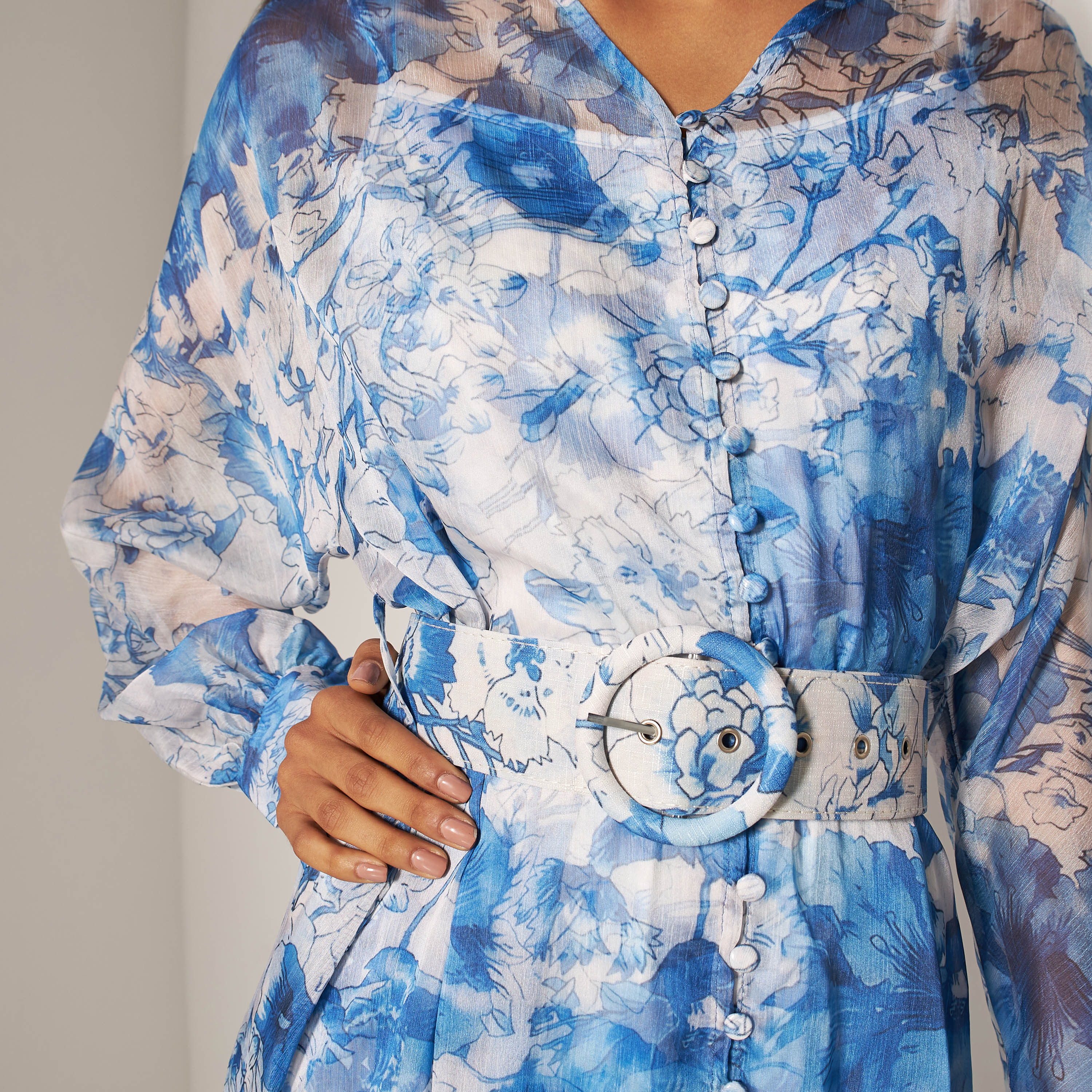 2Xtremz All-Over Floral Print Maxi Dress with Belt-women-clothing-dresses-image-8