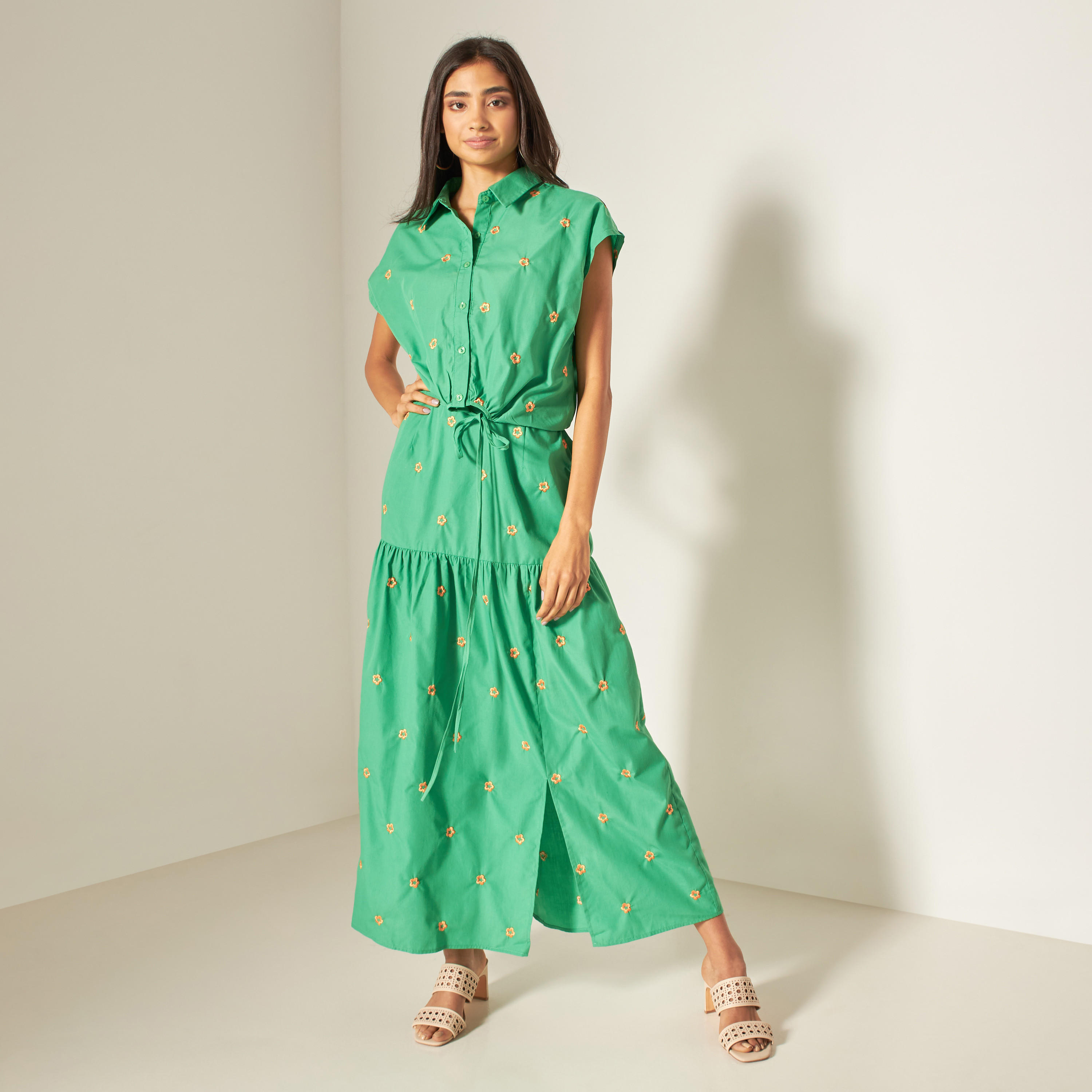 2Xtremz Embroidered Maxi Skirt with Semi-Elasticated Waistband-women-clothing-bottoms-skirts-image-6