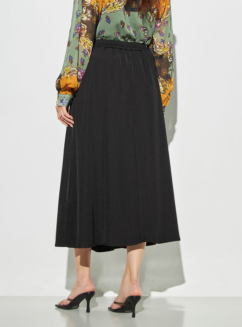 تنورة بكسرات وخصر مطاطي من تو إكستريمز-women-clothing-bottoms-skirts-image-3