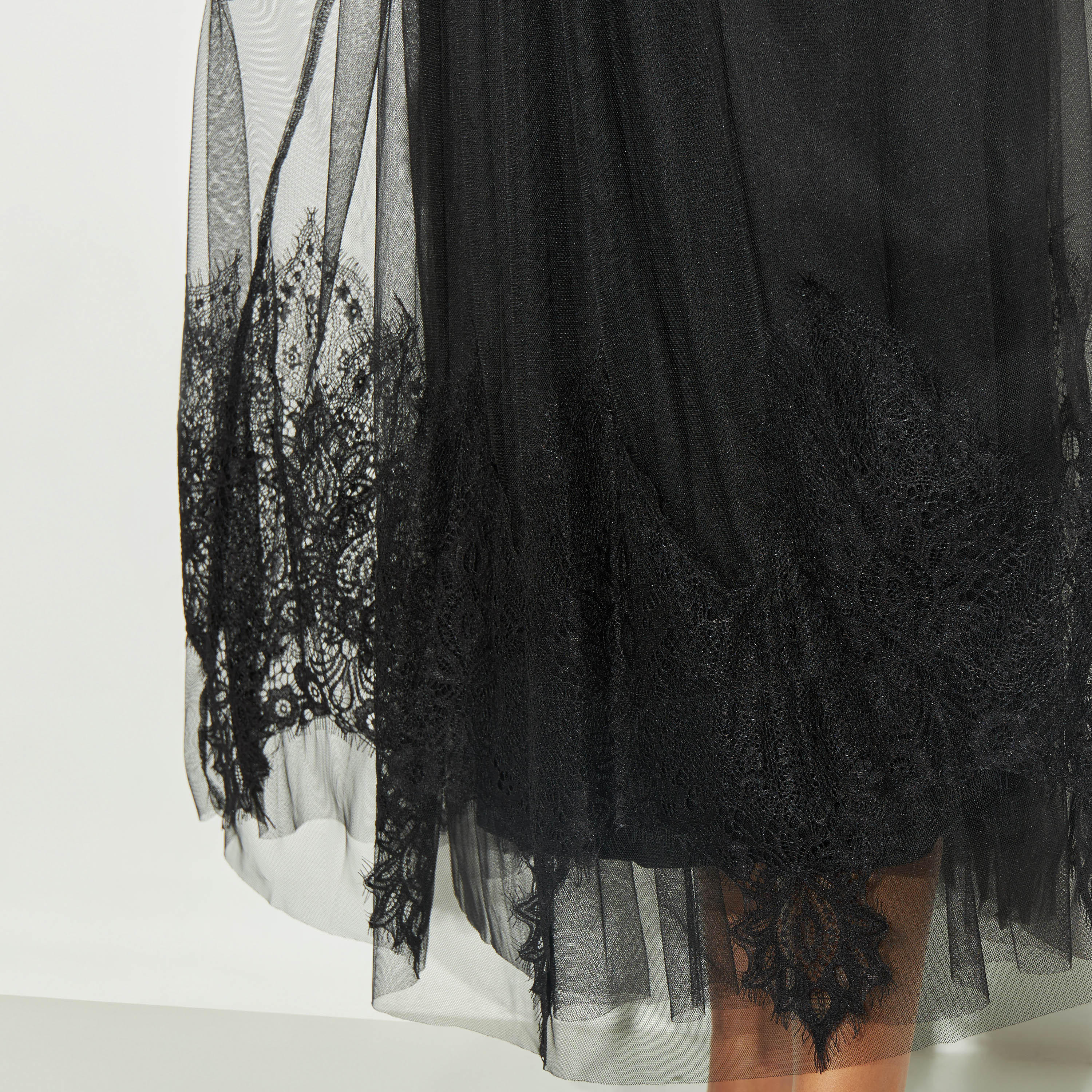 تنورة إيه لاين دانتيل بخصر مطّاطي من تو إكستريمز-women-clothing-bottoms-skirts-image-5