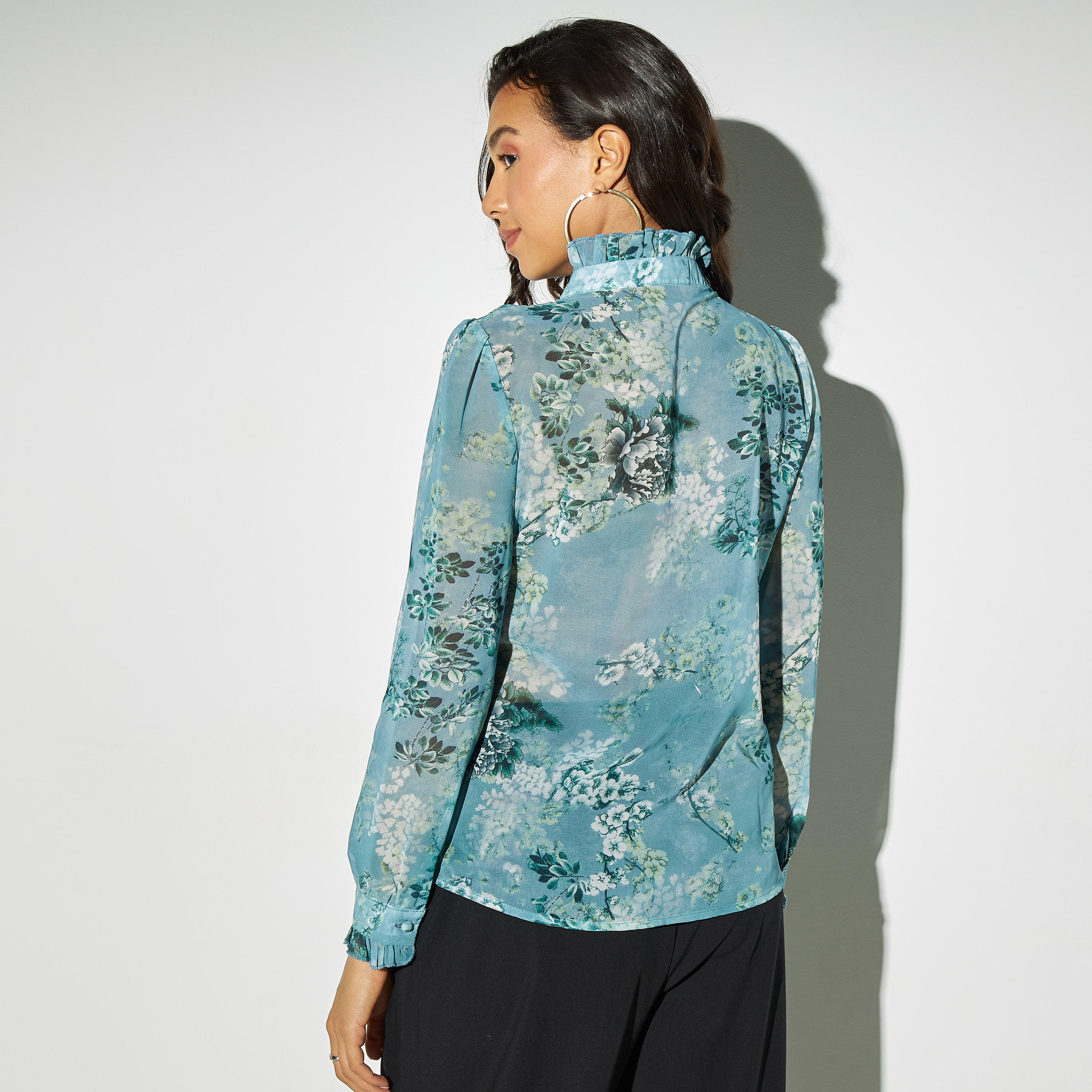 تيشيرت بطبعات أزهار من تو إكسترميز-women-clothing-shirtsandblouses-shirts-image-3