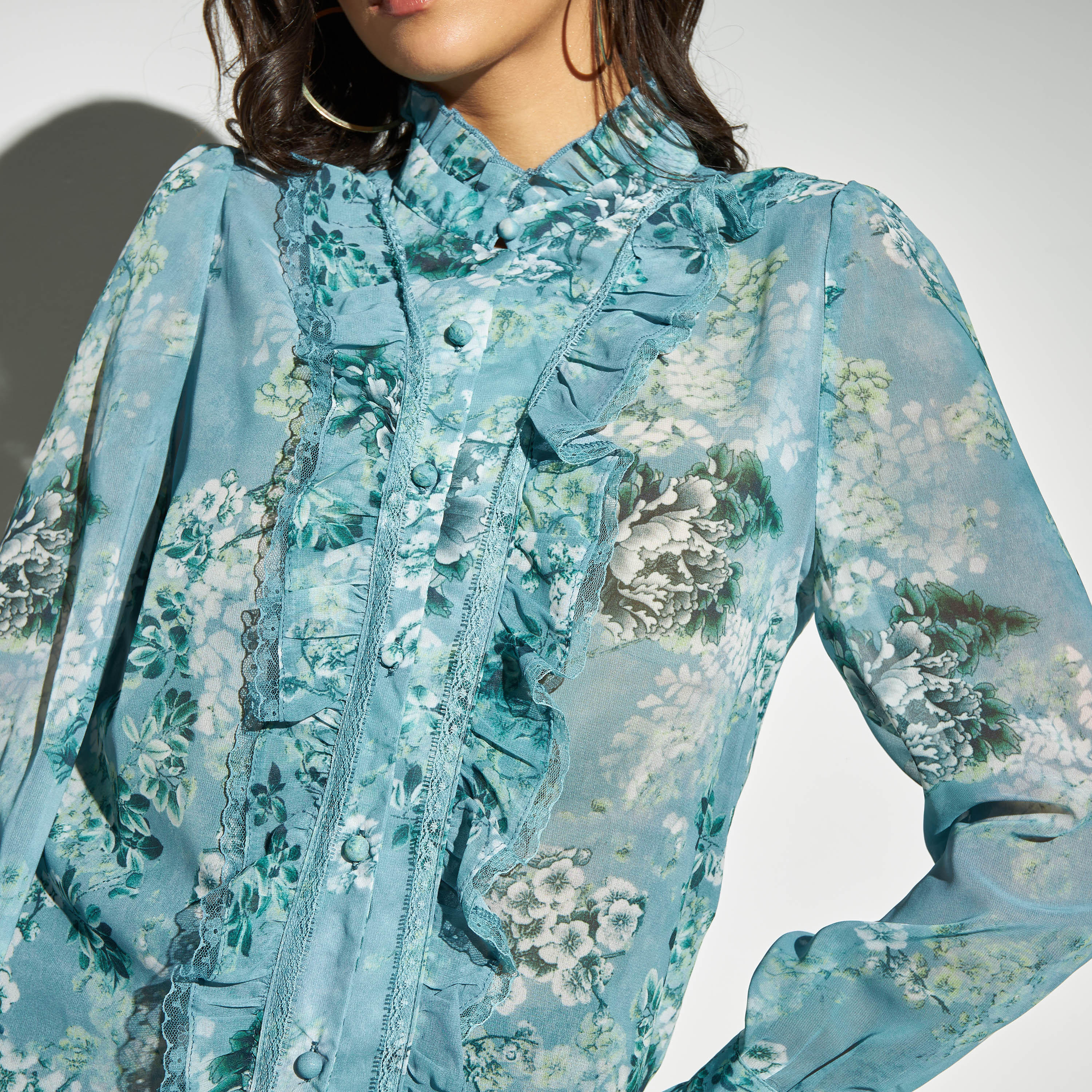 تيشيرت بطبعات أزهار من تو إكسترميز-women-clothing-shirtsandblouses-shirts-image-4