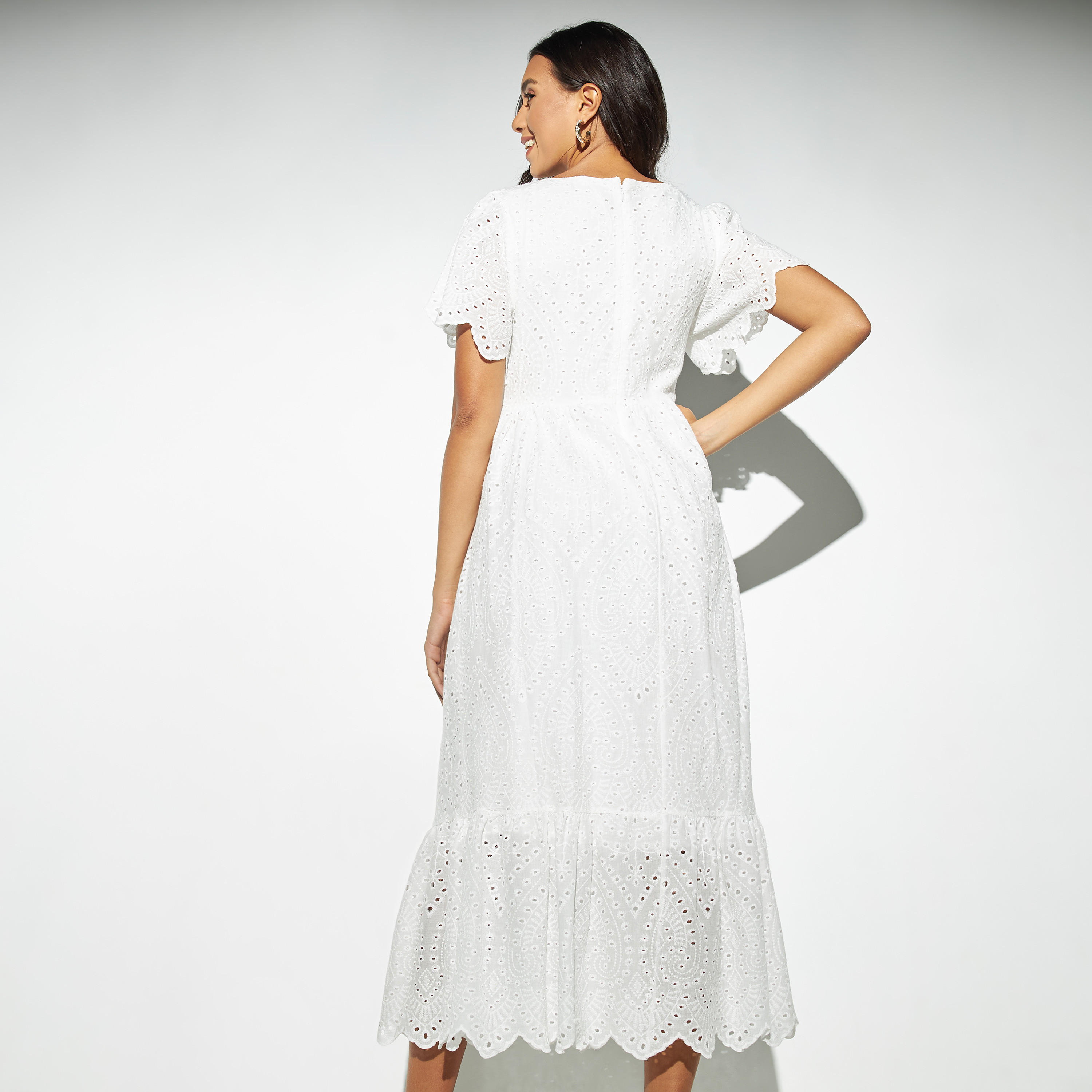 فستان شيفلي بأكمام واسعة من تو إكستريمز-women-clothing-dresses-image-2