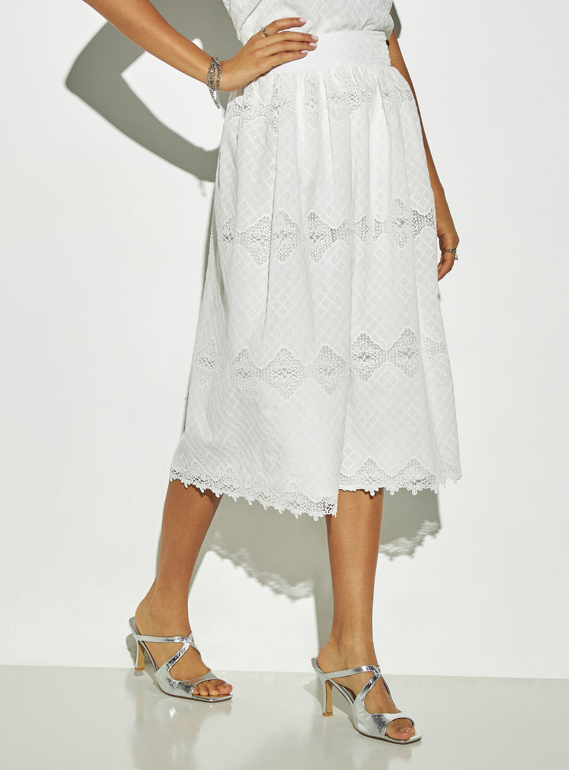 2Xtremz Lace Detail Skirt with Semi-Elasticated Waistband-women-clothing-bottoms-skirts-image-1