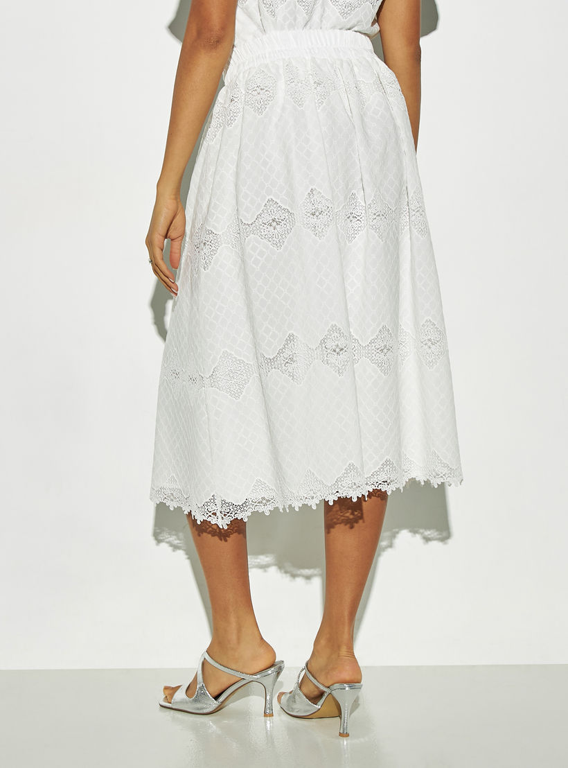 2Xtremz Lace Detail Skirt with Semi-Elasticated Waistband-women-clothing-bottoms-skirts-image-3