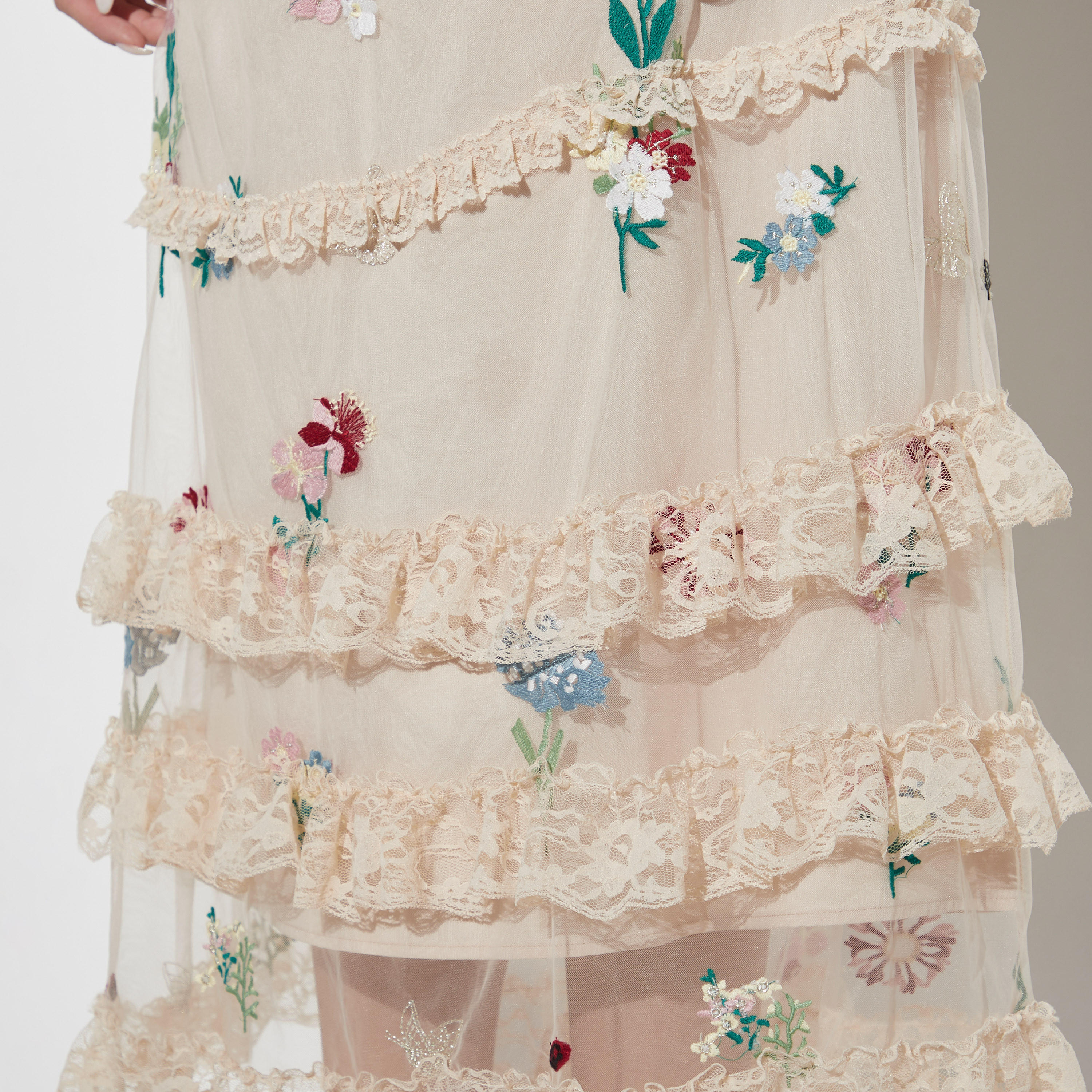 فستان بتطريز أزهار ودانتيل من تو إكستريمز-women-clothing-dresses-image-5