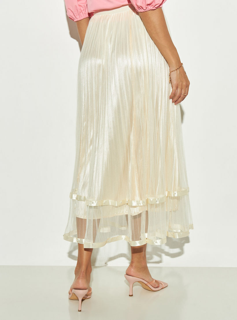 تنورة ميدي بخصر مطاطي ودانتيل من تو إكستريمز-women-clothing-bottoms-skirts-image-3