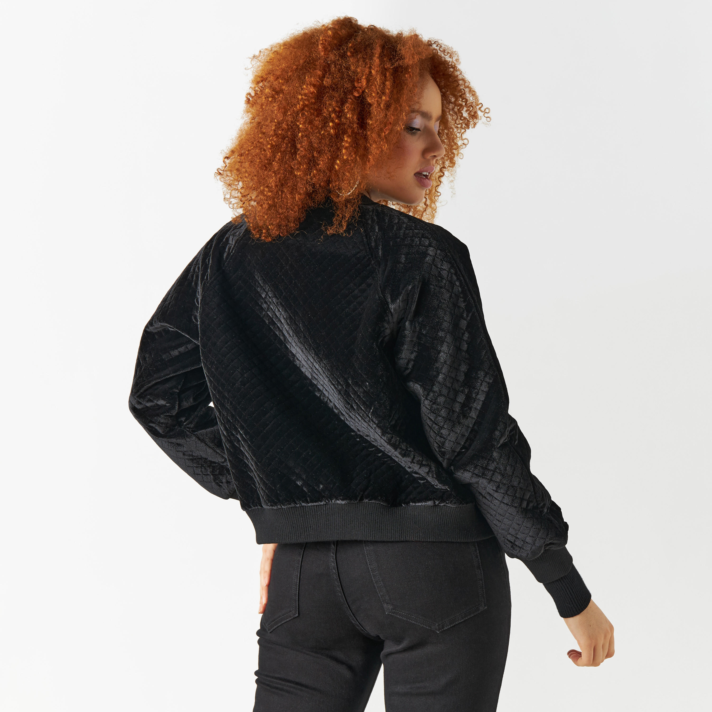 2Xtremz Textured Zip Through Jacket with Pockets-women-winterwear-coatsandjackets-jackets-image-3