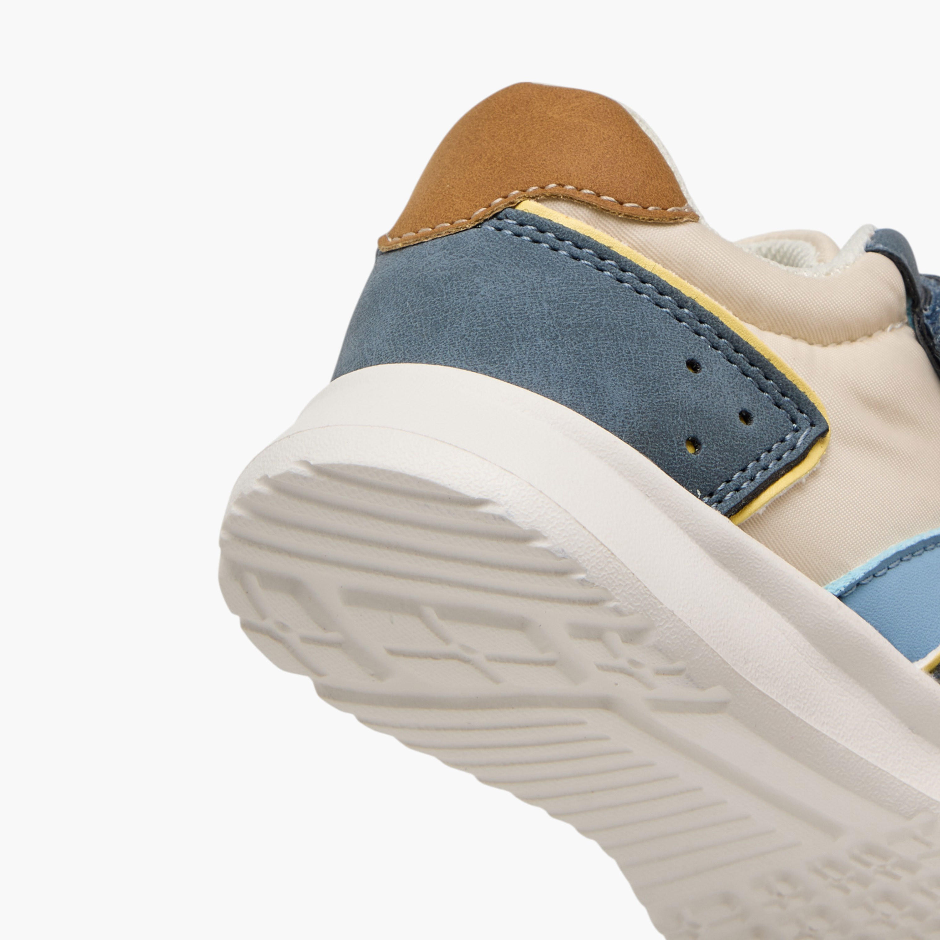 Barefeet Panelled Sneakers with Hook and Loop Closure-boys-shoes-sneakers-image-5