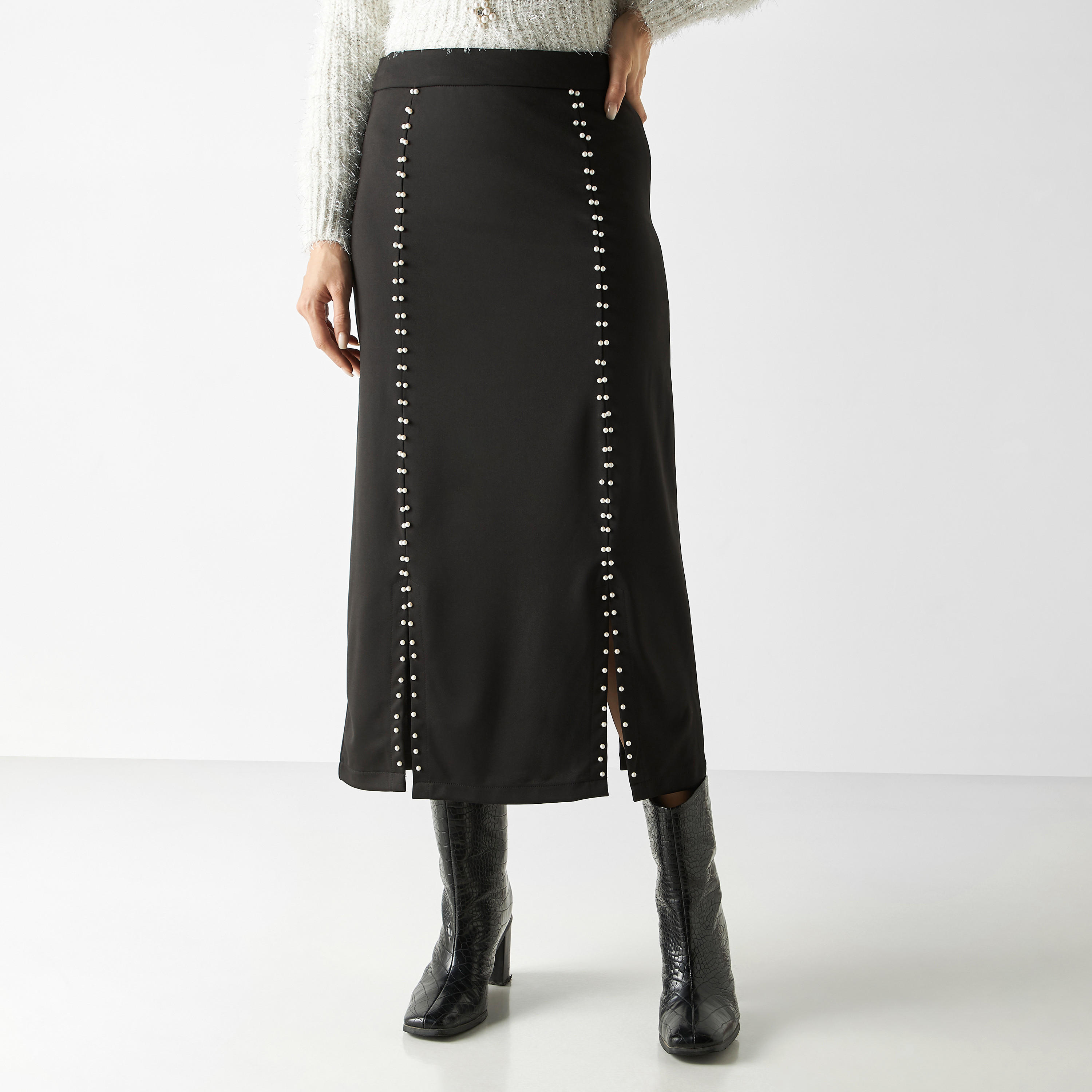 تنورة مزينة من تو إكستريمز-women-clothing-bottoms-skirts-image-1