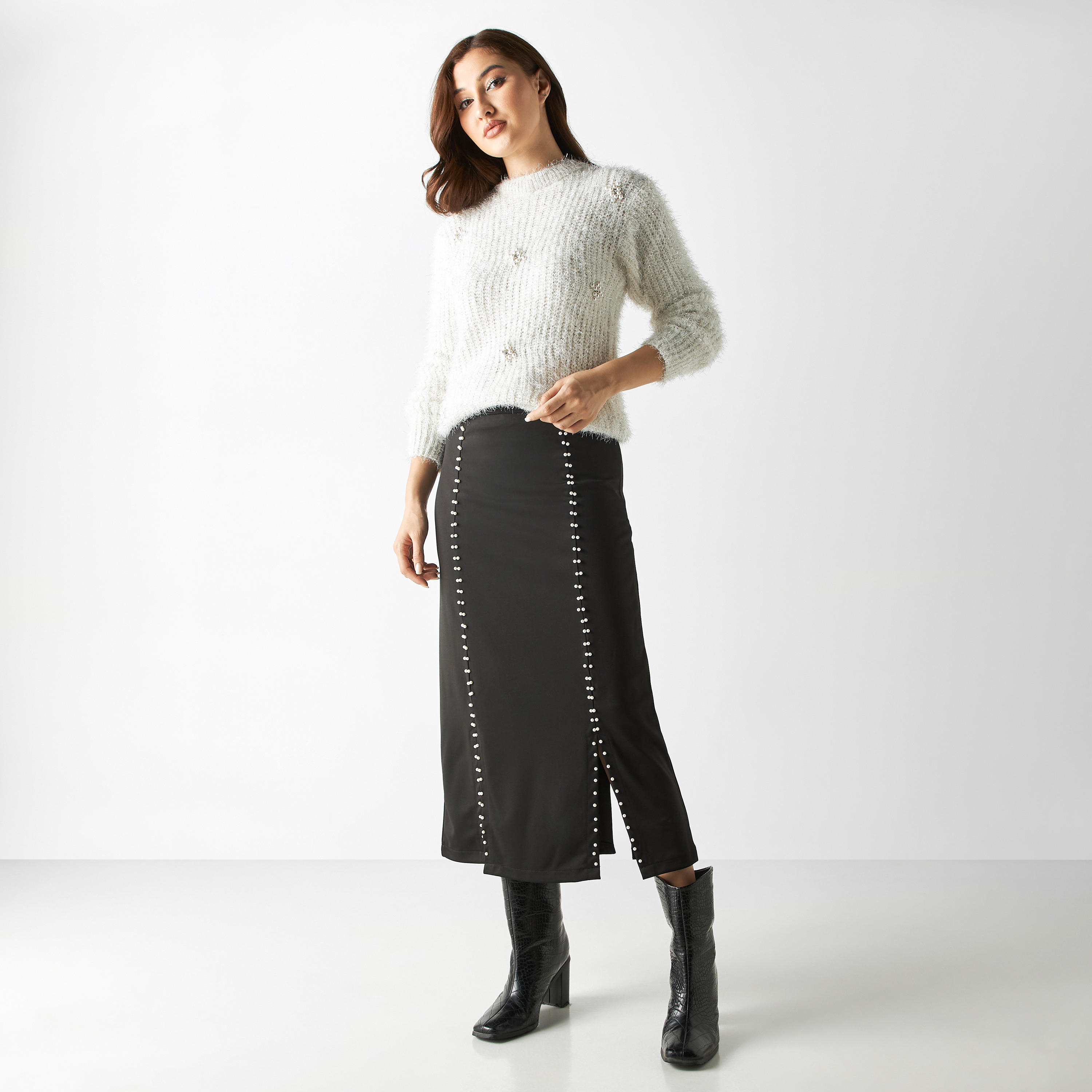 تنورة مزينة من تو إكستريمز-women-clothing-bottoms-skirts-image-2