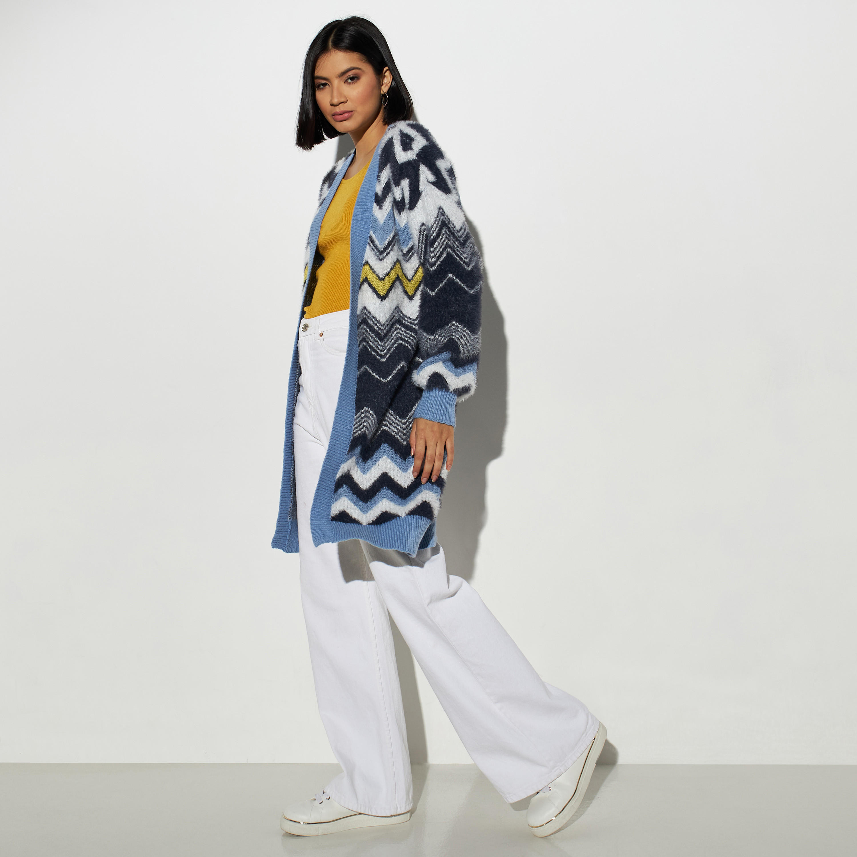 كارديجان محبوك من تو إكستريمز-women-winterwear-cardigansandjumpers-cardigans-image-3
