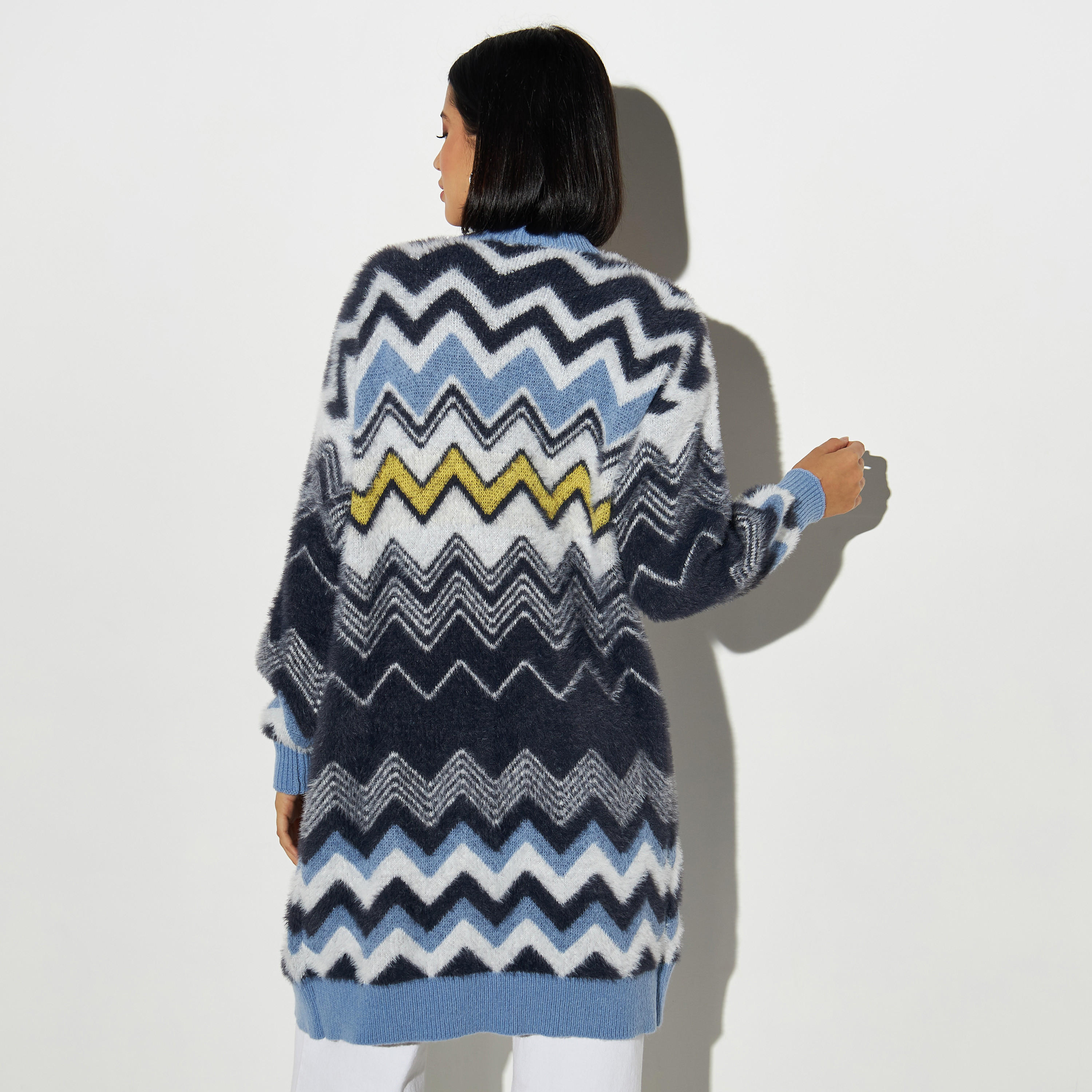 كارديجان محبوك من تو إكستريمز-women-winterwear-cardigansandjumpers-cardigans-image-2