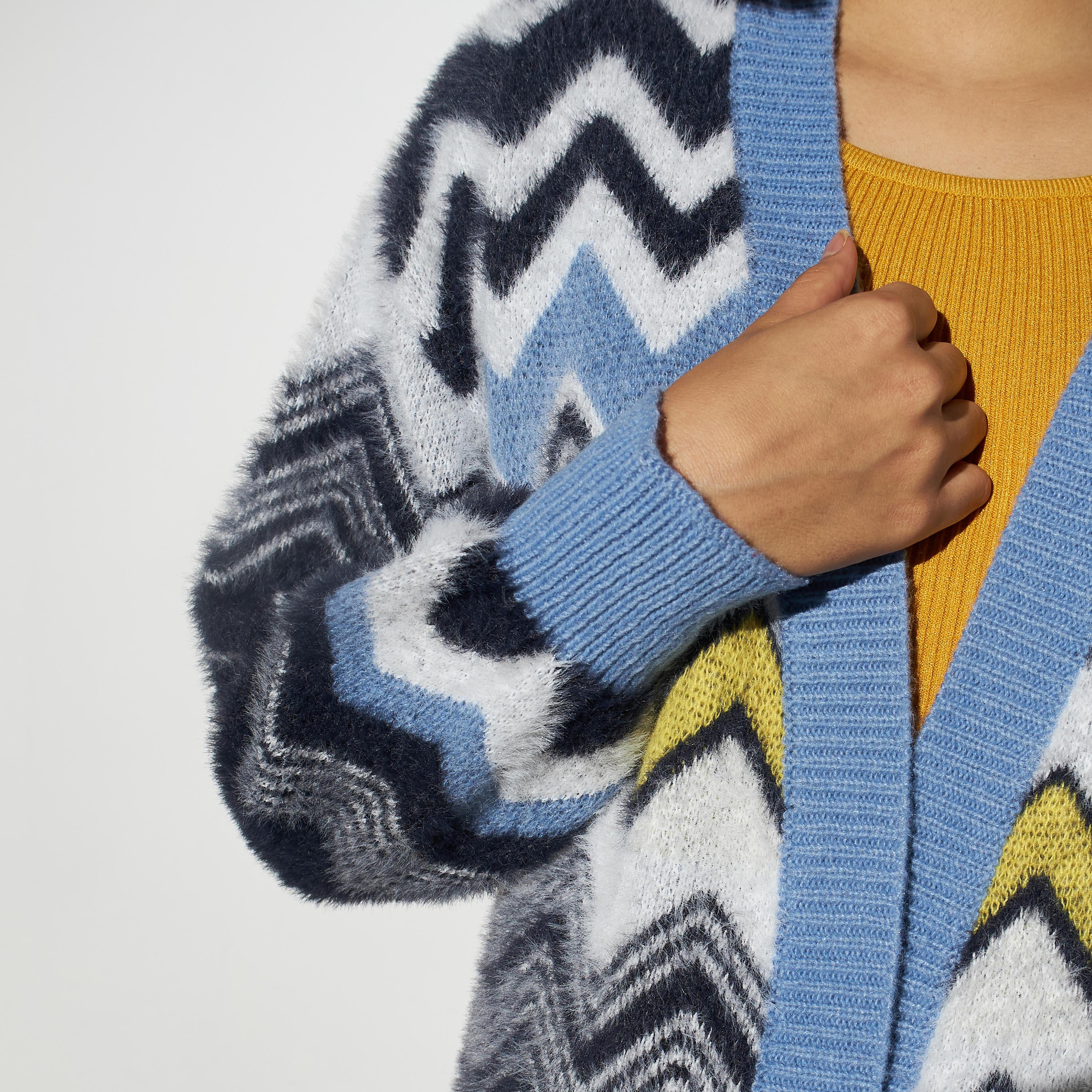 كارديجان محبوك من تو إكستريمز-women-winterwear-cardigansandjumpers-cardigans-image-1