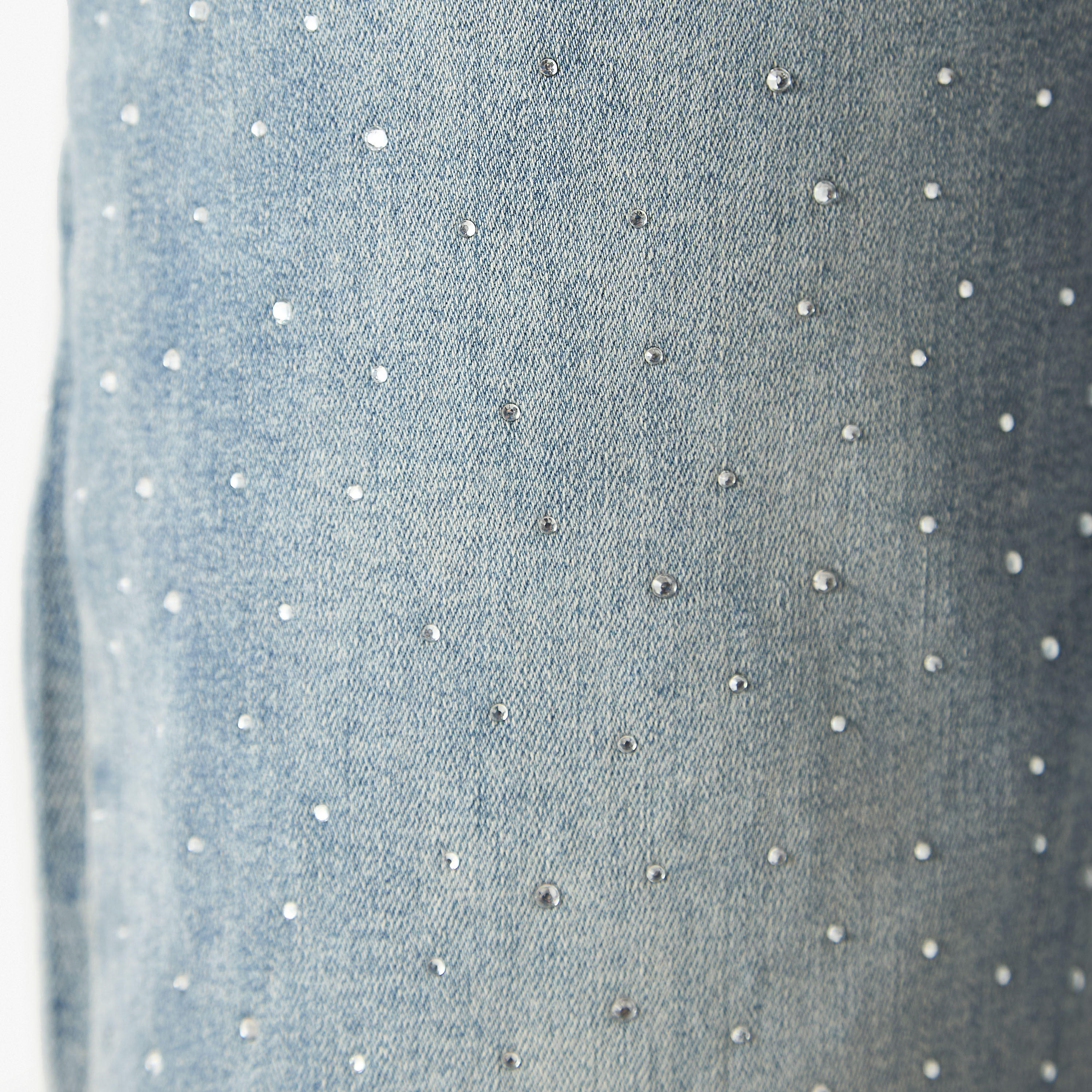 بنطلون جينز مرصع واسع الساقين بجيوب من تو إكستريمز-women-clothing-bottoms-jeans-image-5