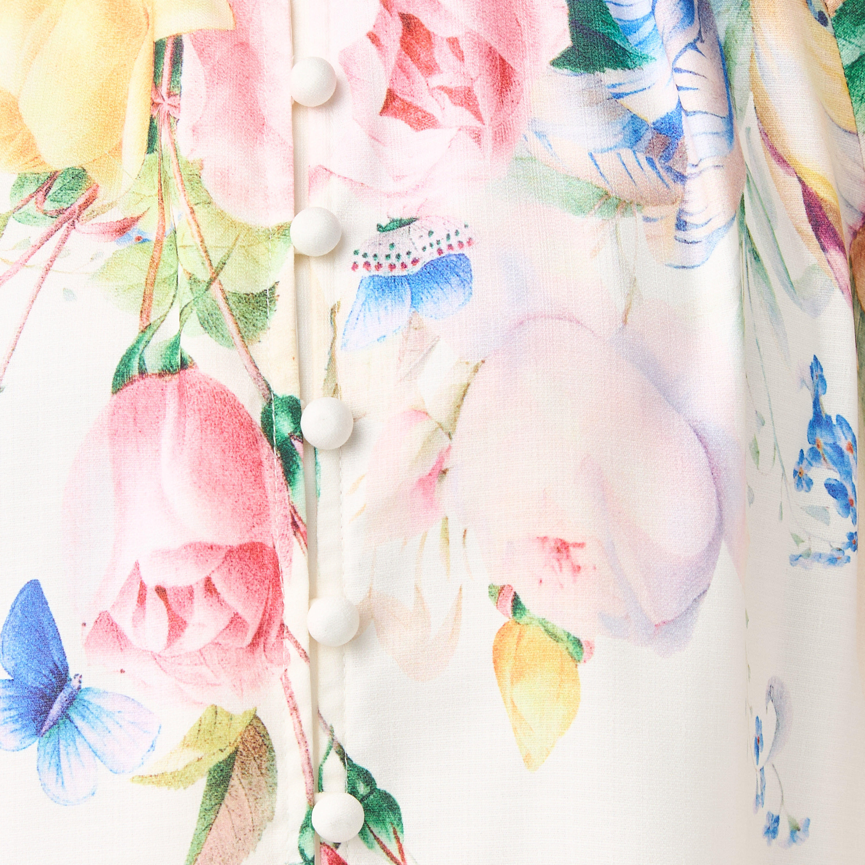 بلوزة بياقة ماندارين وأكمام منفوخة وطبعات زهرية من تو إكستريمز-women-clothing-shirtsandblouses-blouses-image-5