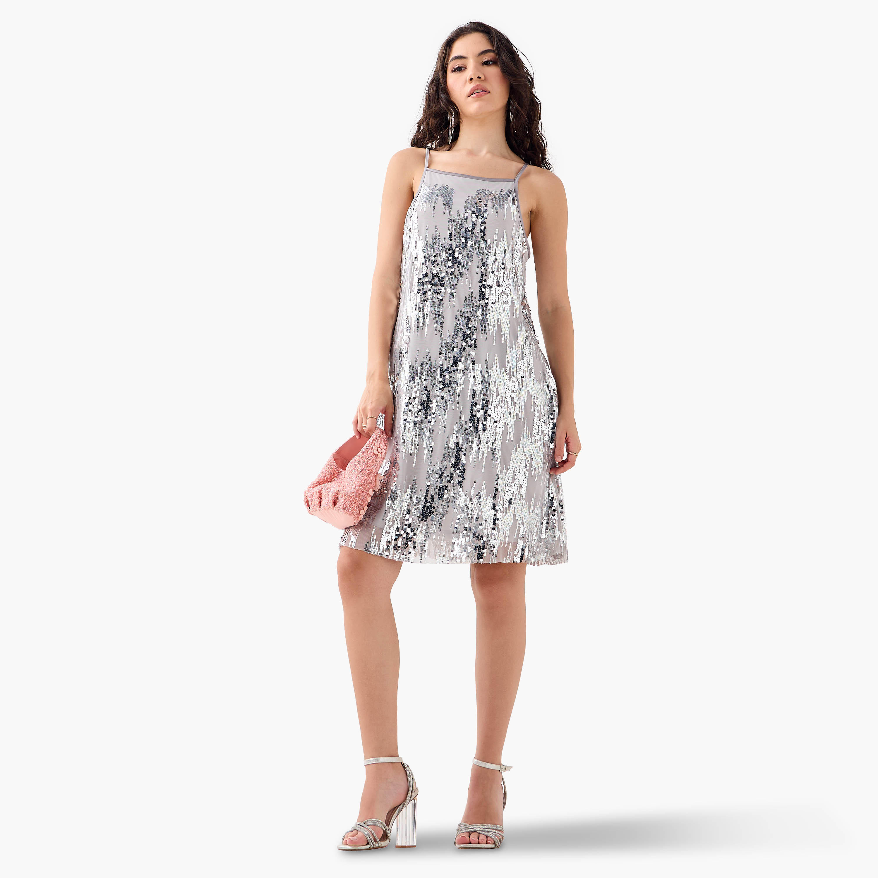 2Xtremz Sequin Embellished Strappy Dress-women-clothing-dresses-image-2