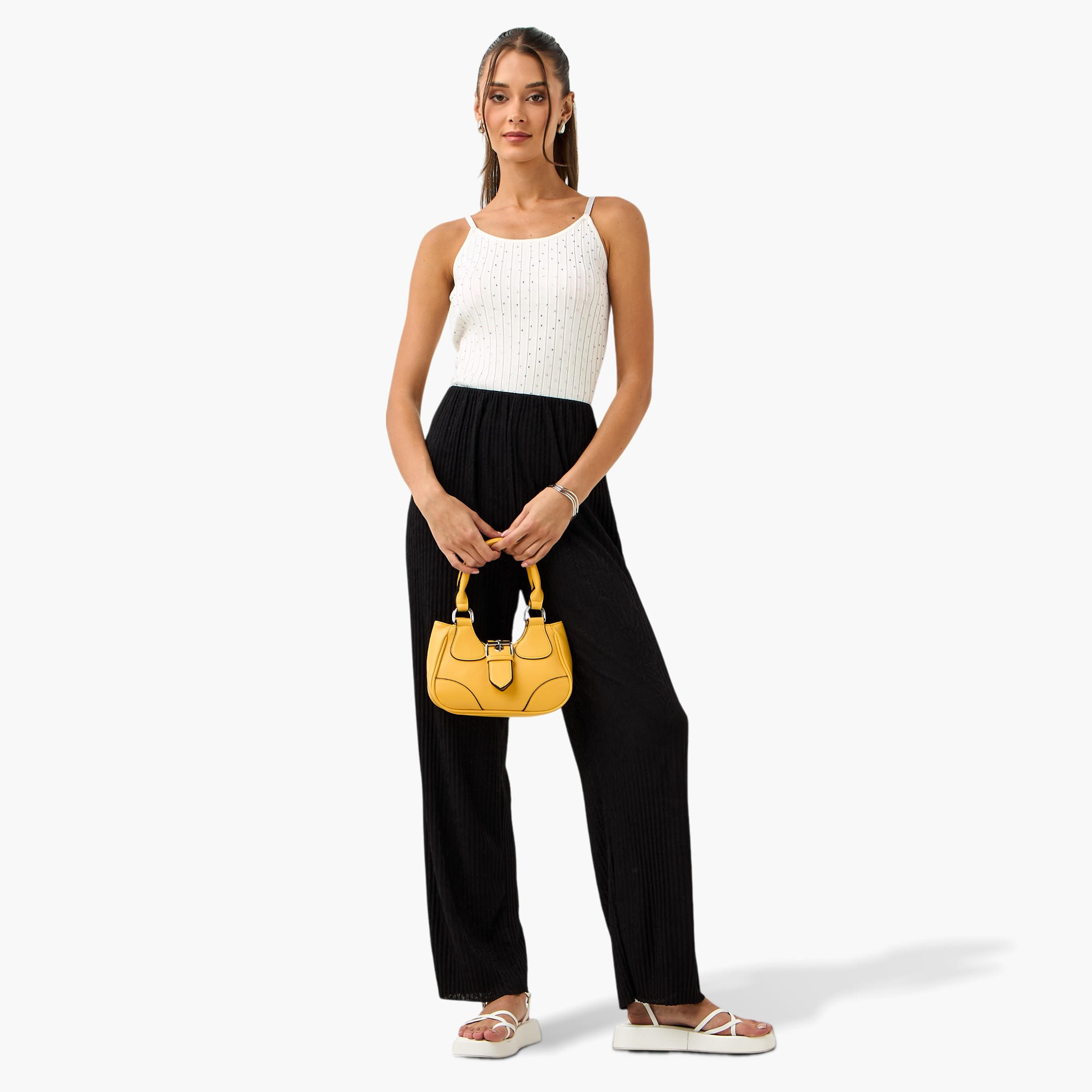 2Xtremz Embellished Crop Top with Spaghetti Straps-women-clothing-tshirts-image-2