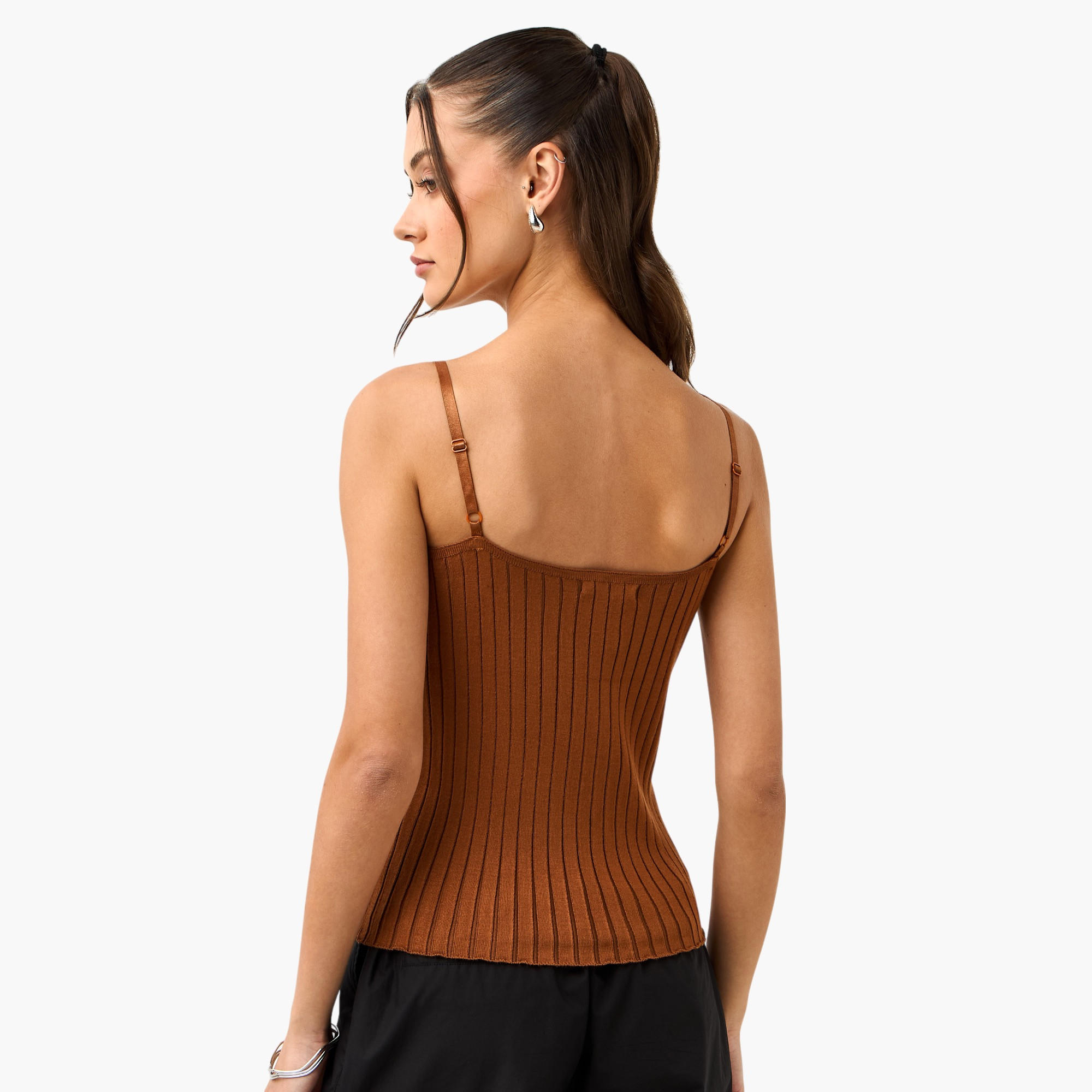 2Xtremz Embellished Crop Top with Spaghetti Straps-women-clothing-tshirts-image-3