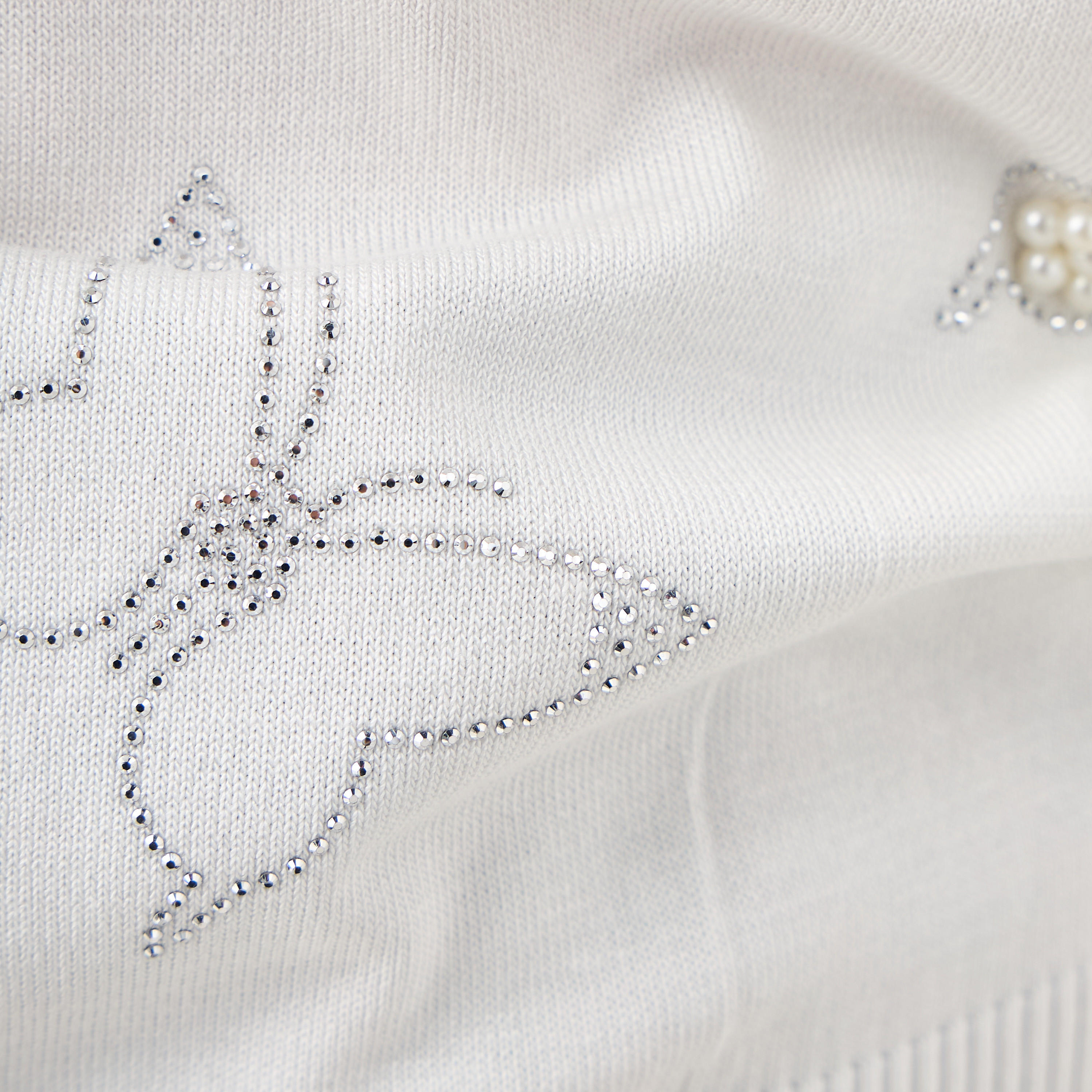 2Xtremz Pearl Embellished T-shirt with Round Neck-women-clothing-tshirts-image-5