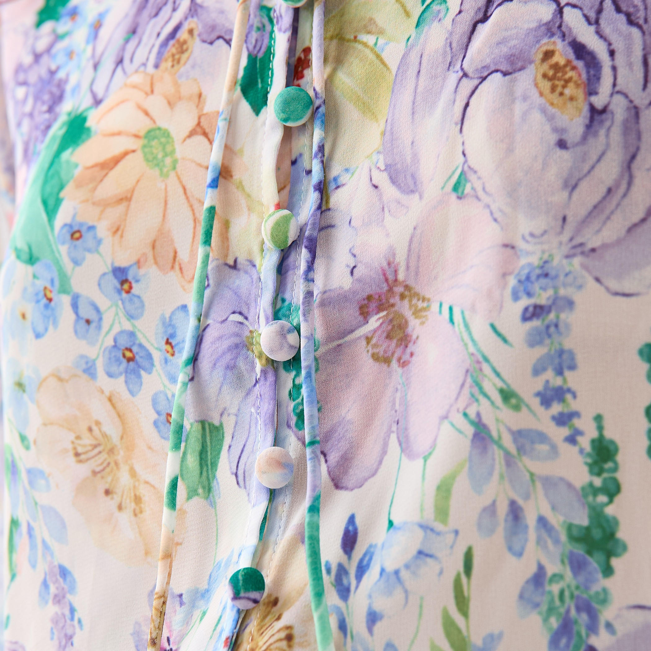 2Xtremz Floral Print Top with Tie-Up Neck and Long Sleeves-women-clothing-shirtsandblouses-blouses-image-5