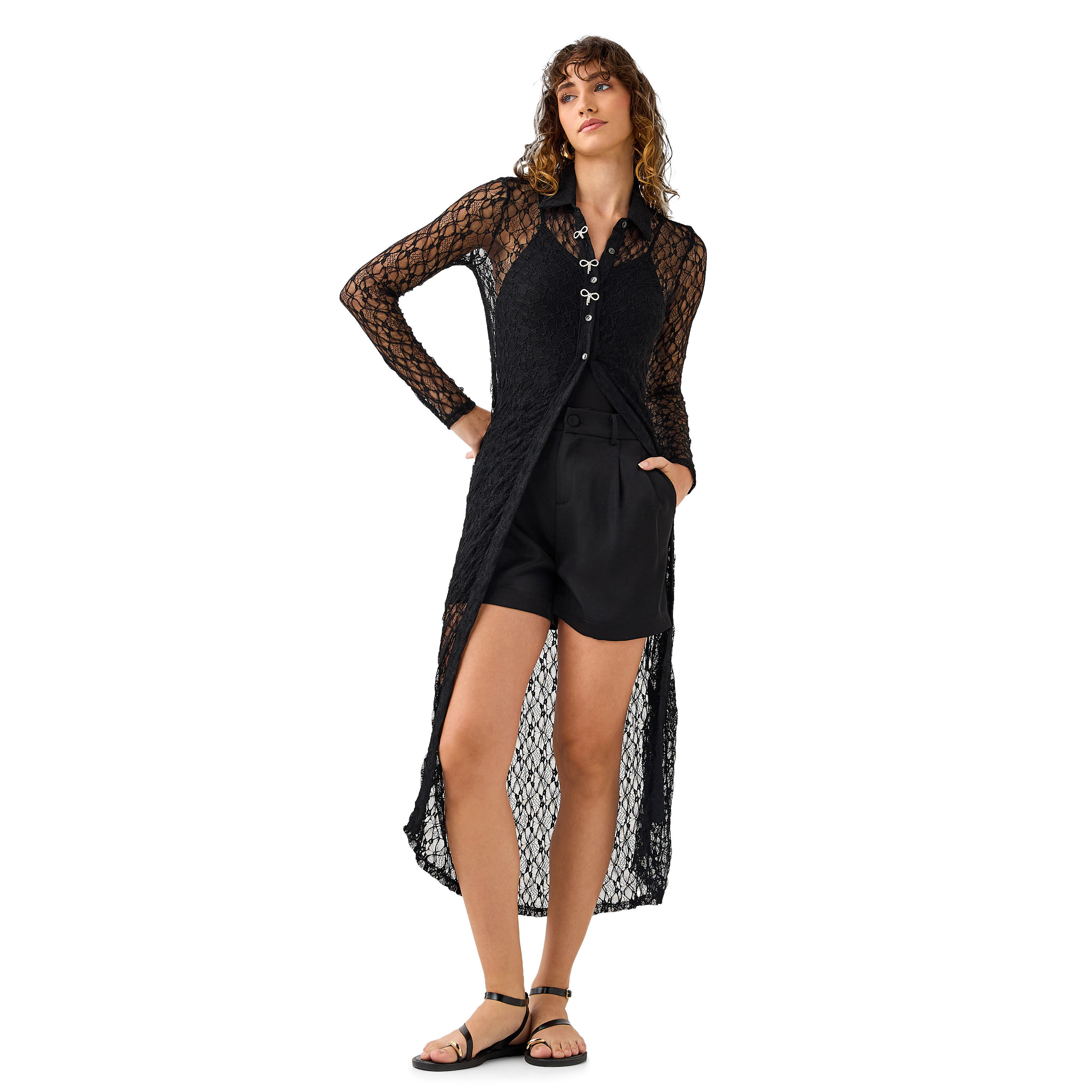 2Xtremz Lace Longline Dress-women-clothing-dresses-image-1