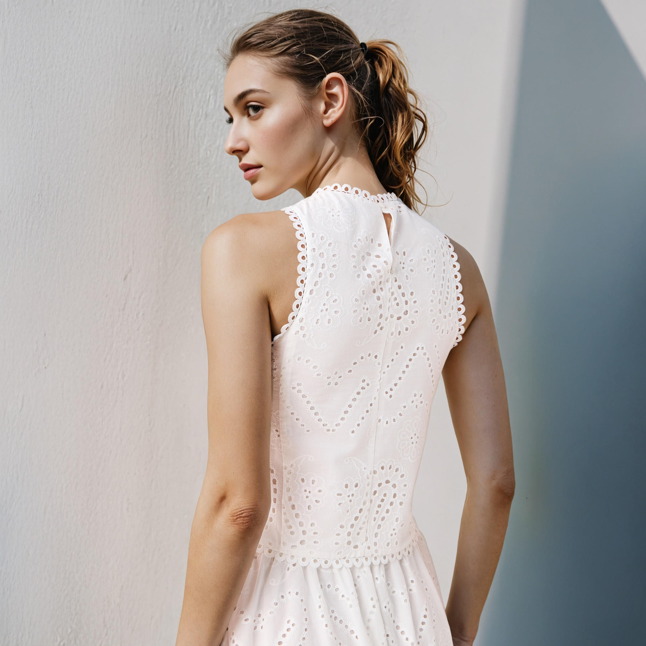 بلوزة بدون أكمام بتطريز شيفلي من توإكستريمز-women-clothing-shirtsandblouses-blouses-image-3