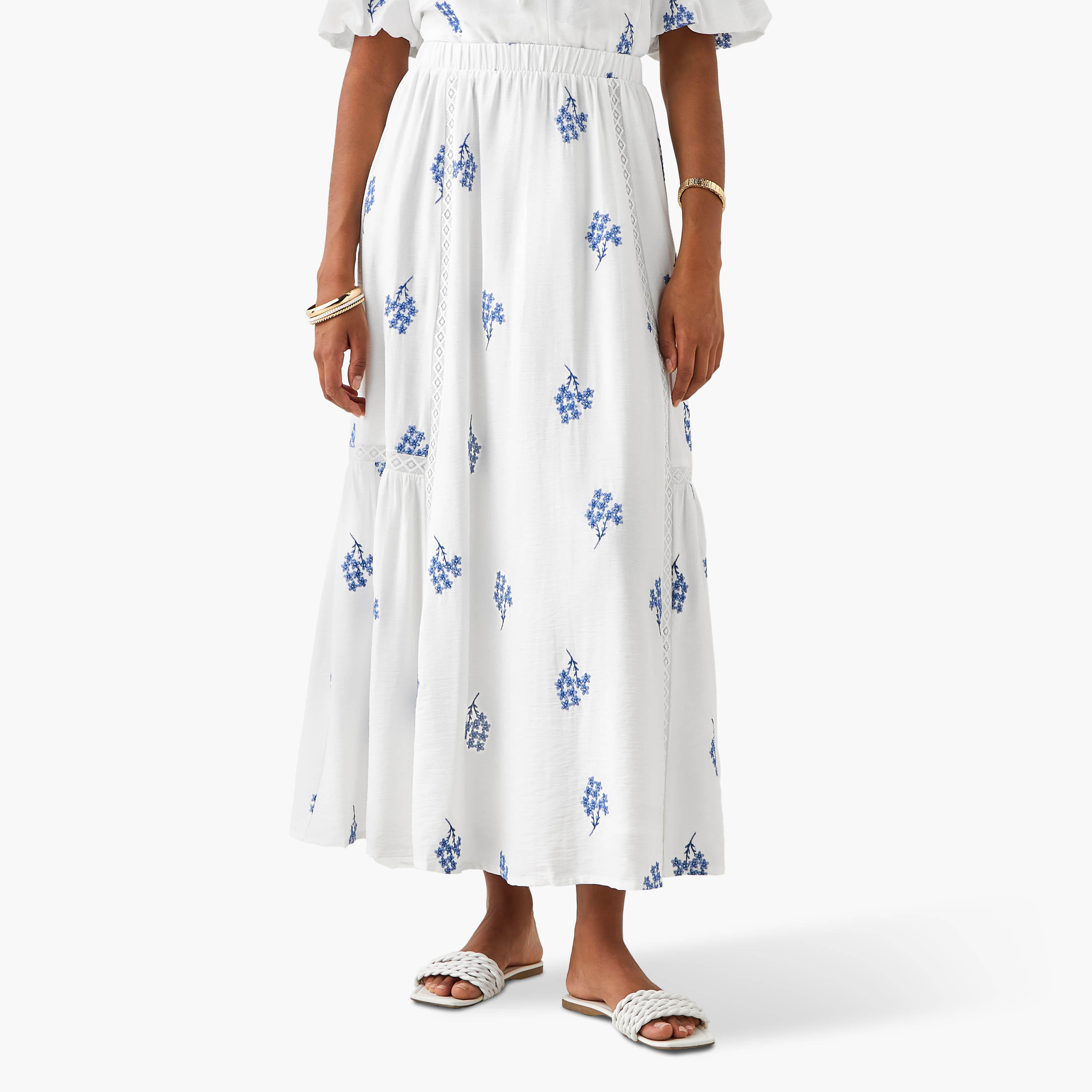 2Xtremz Embroidered Maxi Skirt with Lace Inserts-women-clothing-bottoms-skirts-image-1