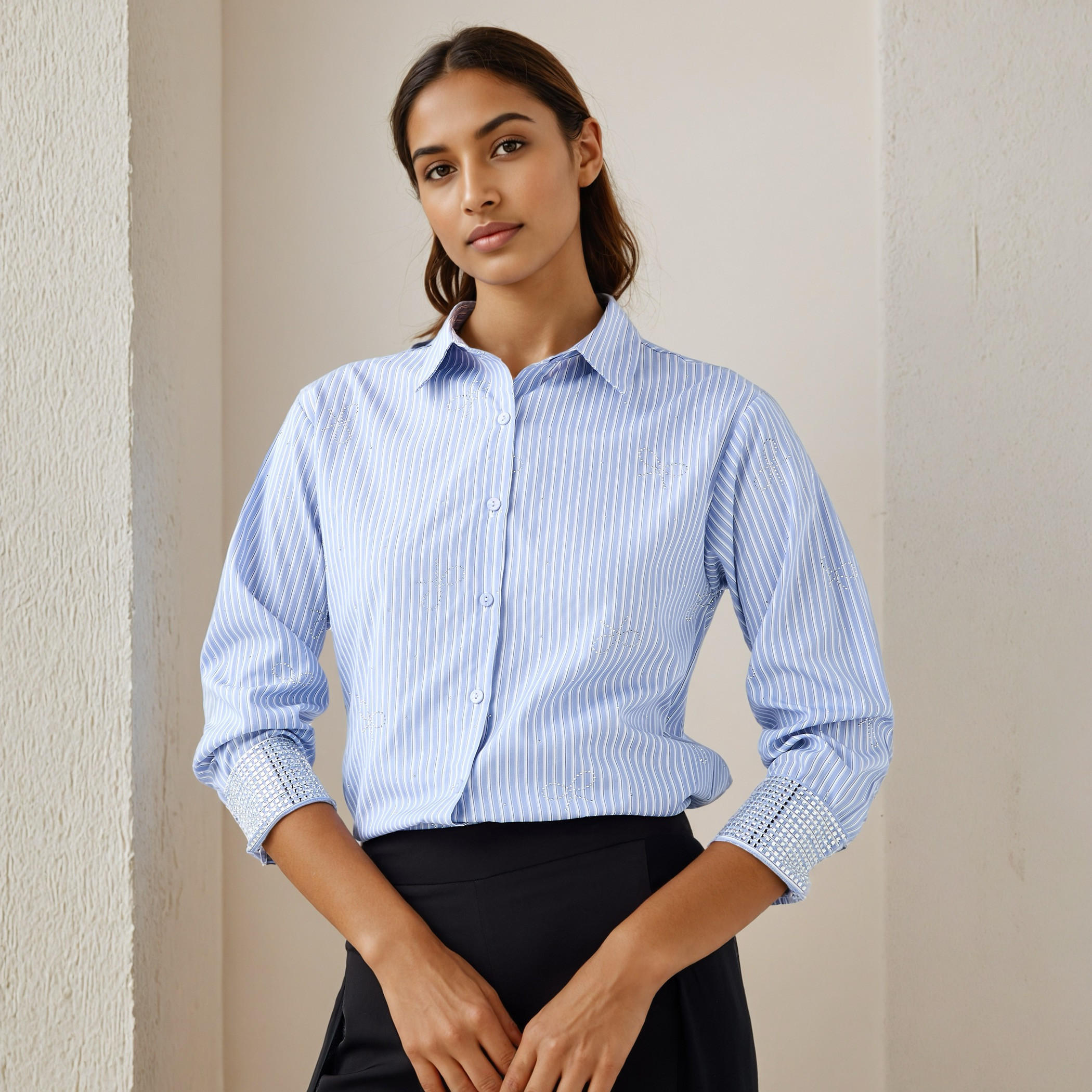 2Xtremz Striped Embellished Shirt-women-clothing-shirtsandblouses-shirts-image-1