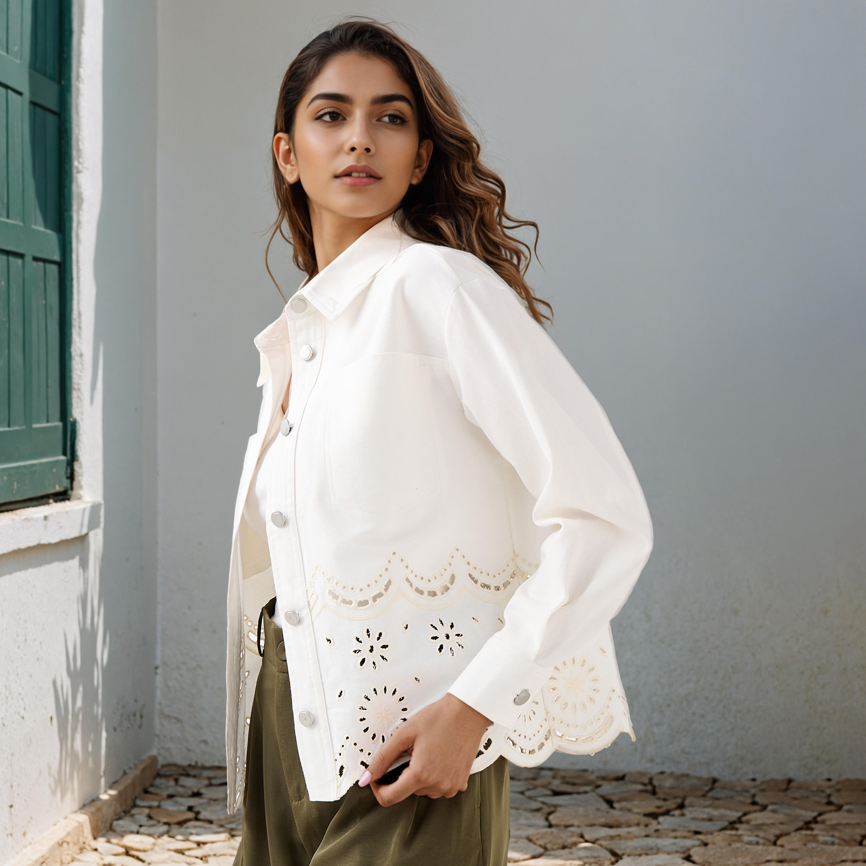 قميص قطن مطرز من تو إكستريمز-women-clothing-shirtsandblouses-shirts-image-5