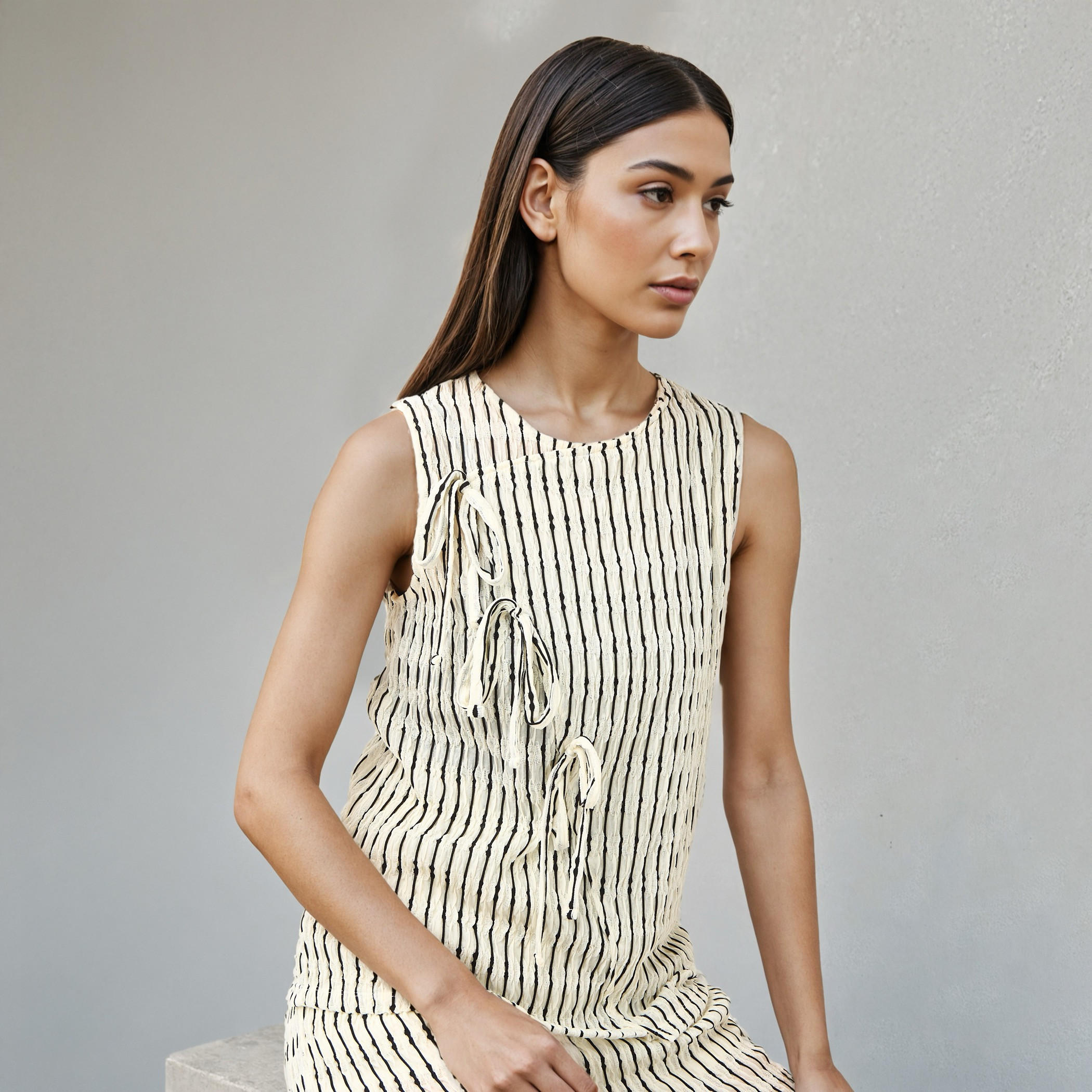 2Xtremz Textured Sleeveless Top-women-clothing-shirtsandblouses-blouses-image-1