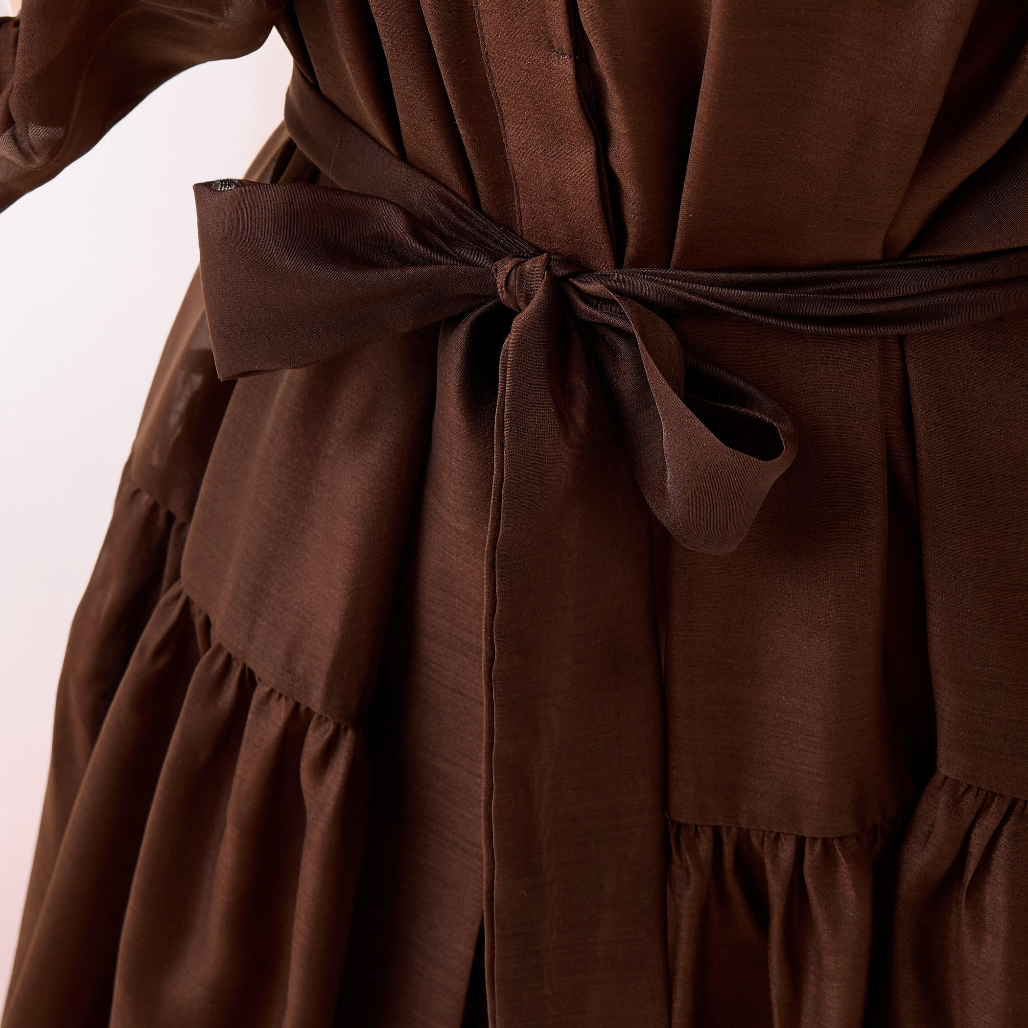 2Xtremz Sheer Tiered Midi Dress with Mandarin Collar-women-clothing-dresses-image-5