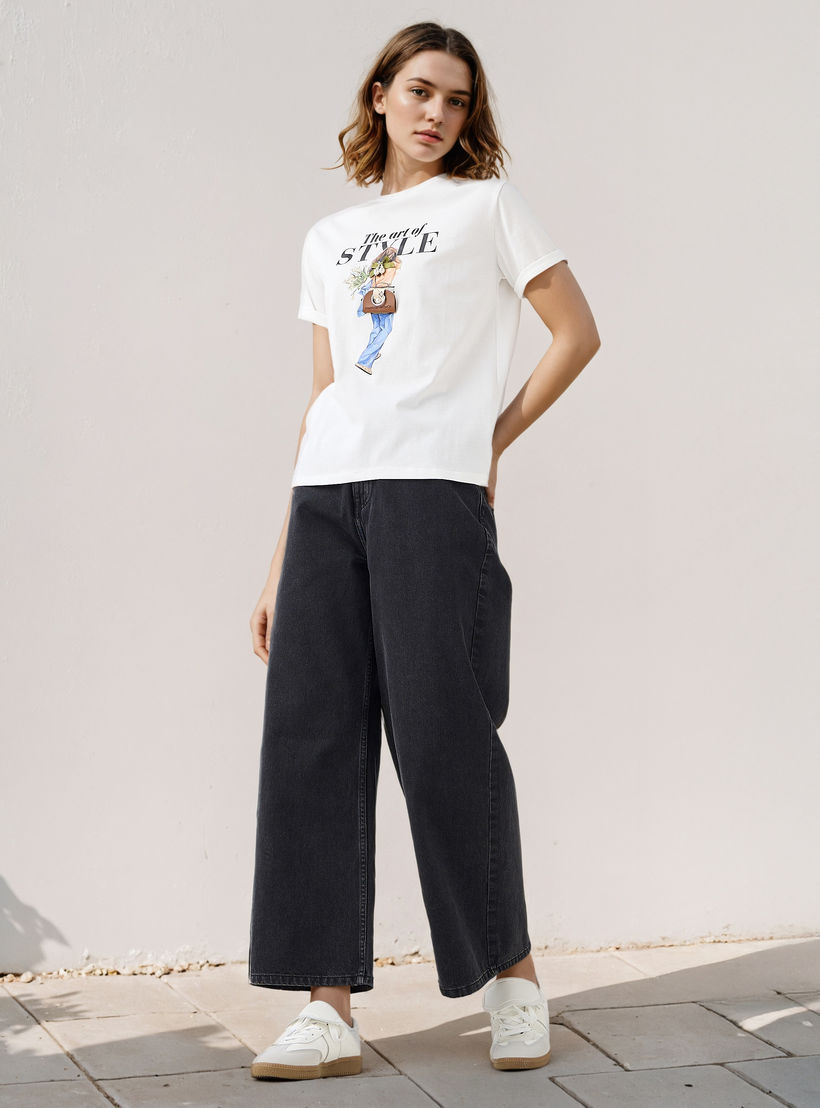 2Xtremz Graphic Print T-shirt-women-clothing-tshirts-image-2