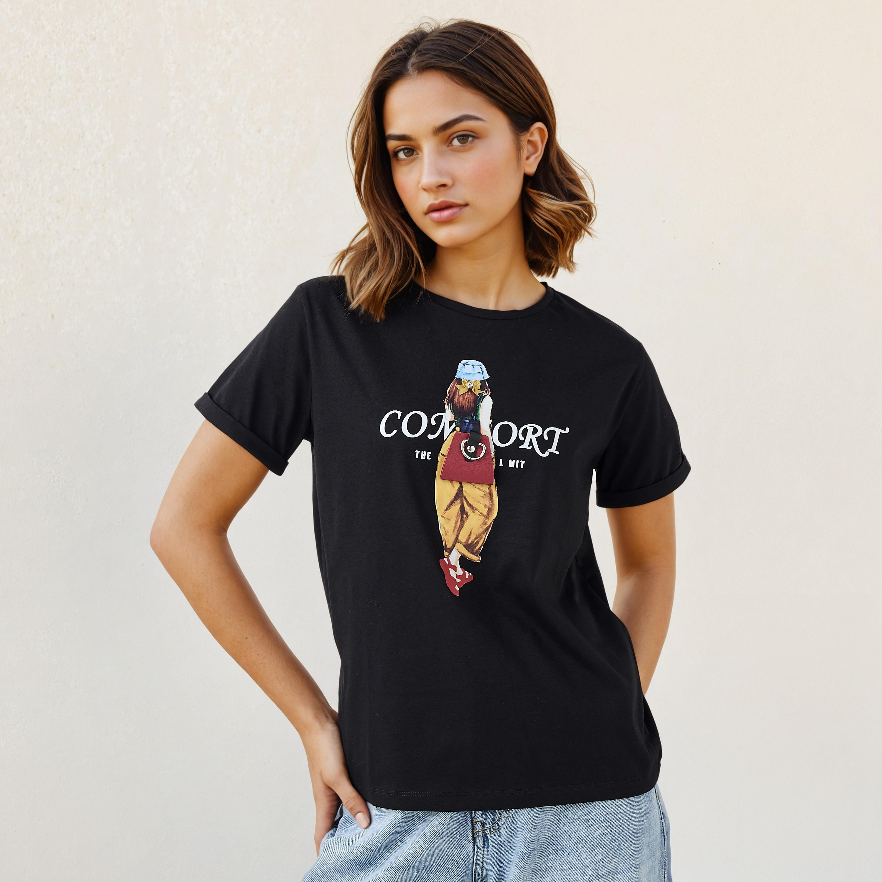 2Xtremz Graphic Print T-shirt-women-clothing-tshirts-image-1