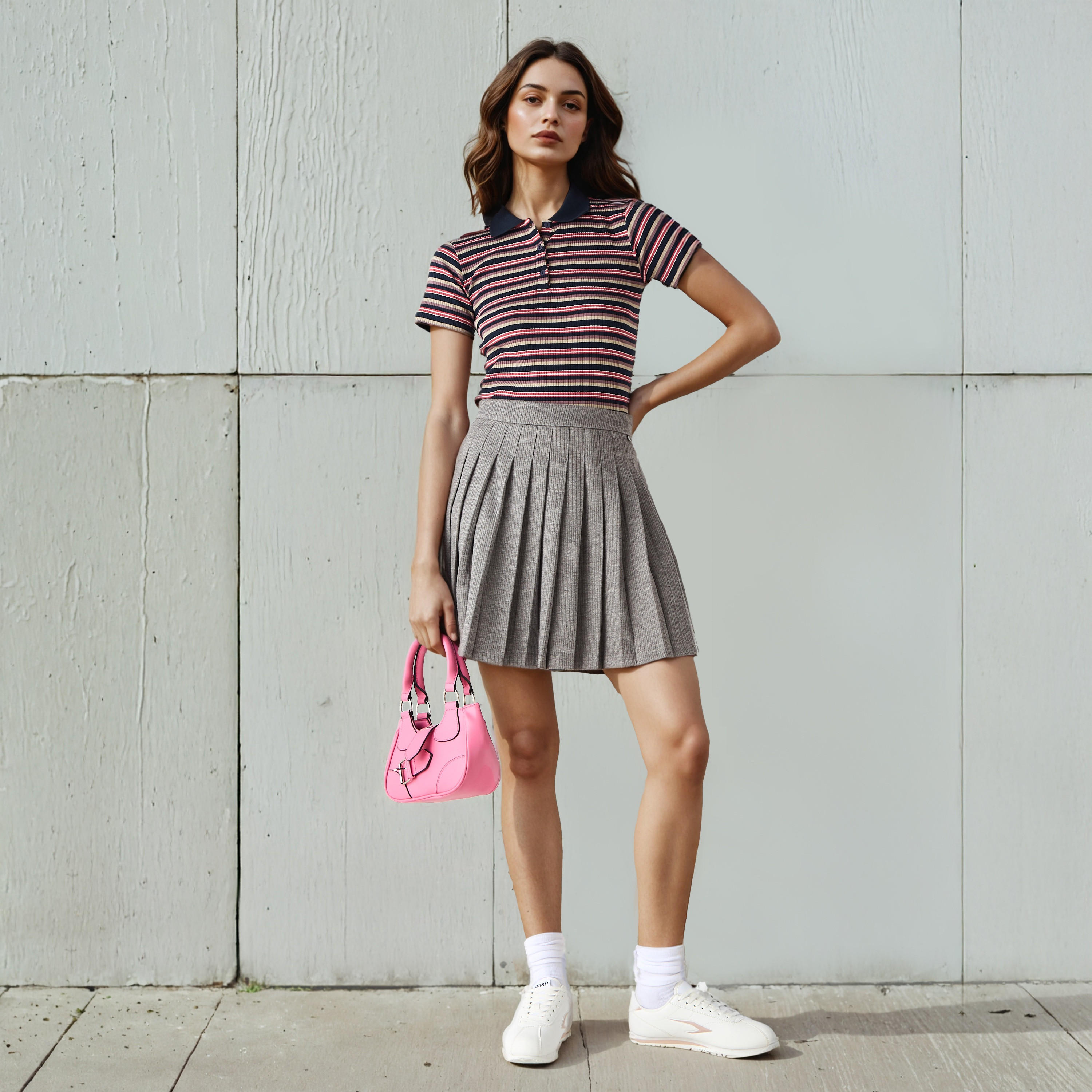 2Xtremz Striped Polo T-shirt-women-clothing-tshirts-image-2